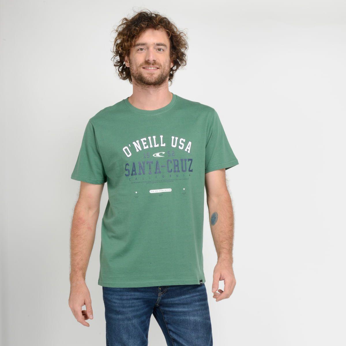 POLERA MANGA CORTA - I23HO065003 VERDE OSCURO-0