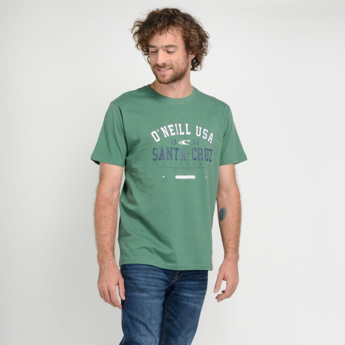 POLERA MANGA CORTA - I23HO065003 VERDE OSCURO-1