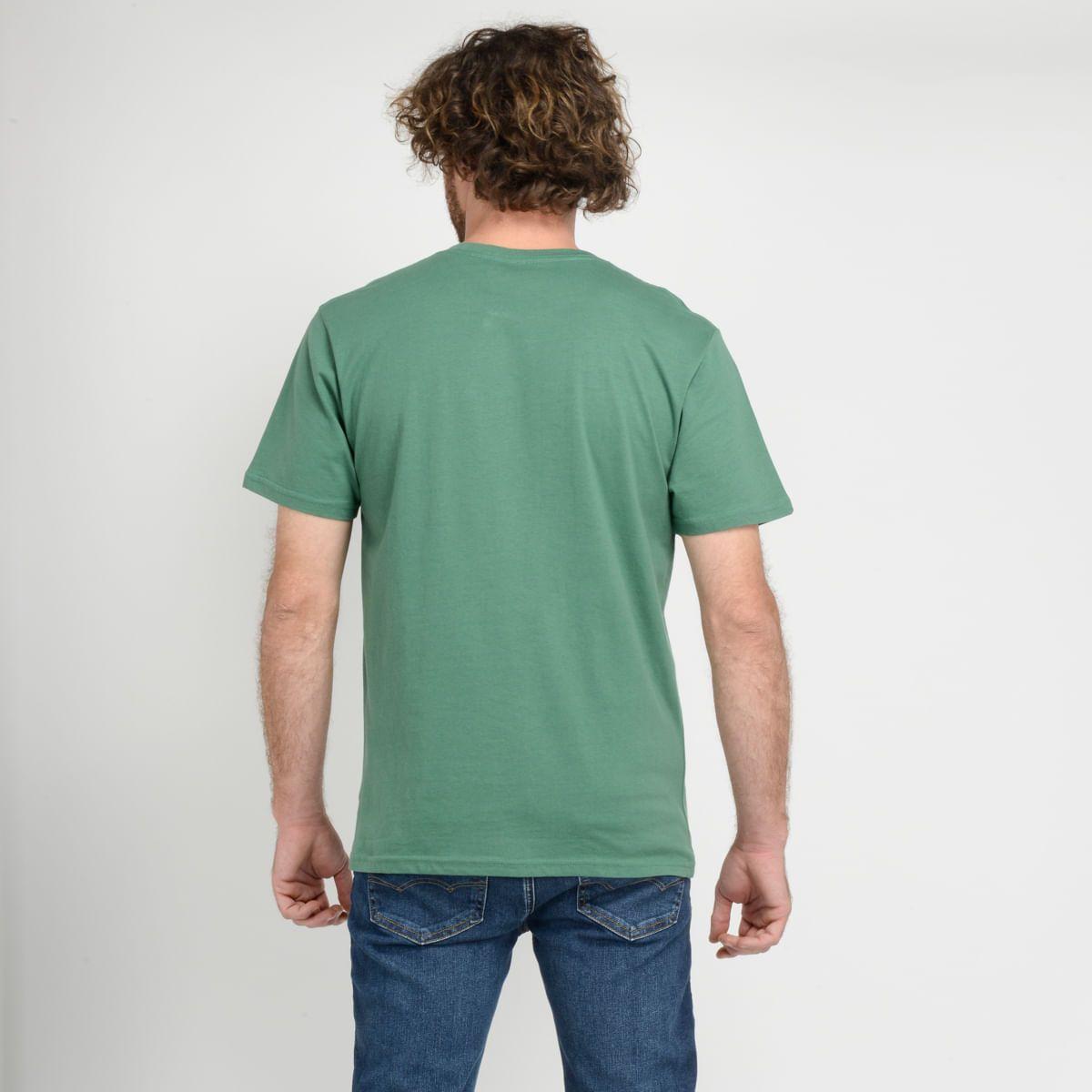 POLERA MANGA CORTA - I23HO065003 VERDE OSCURO-2