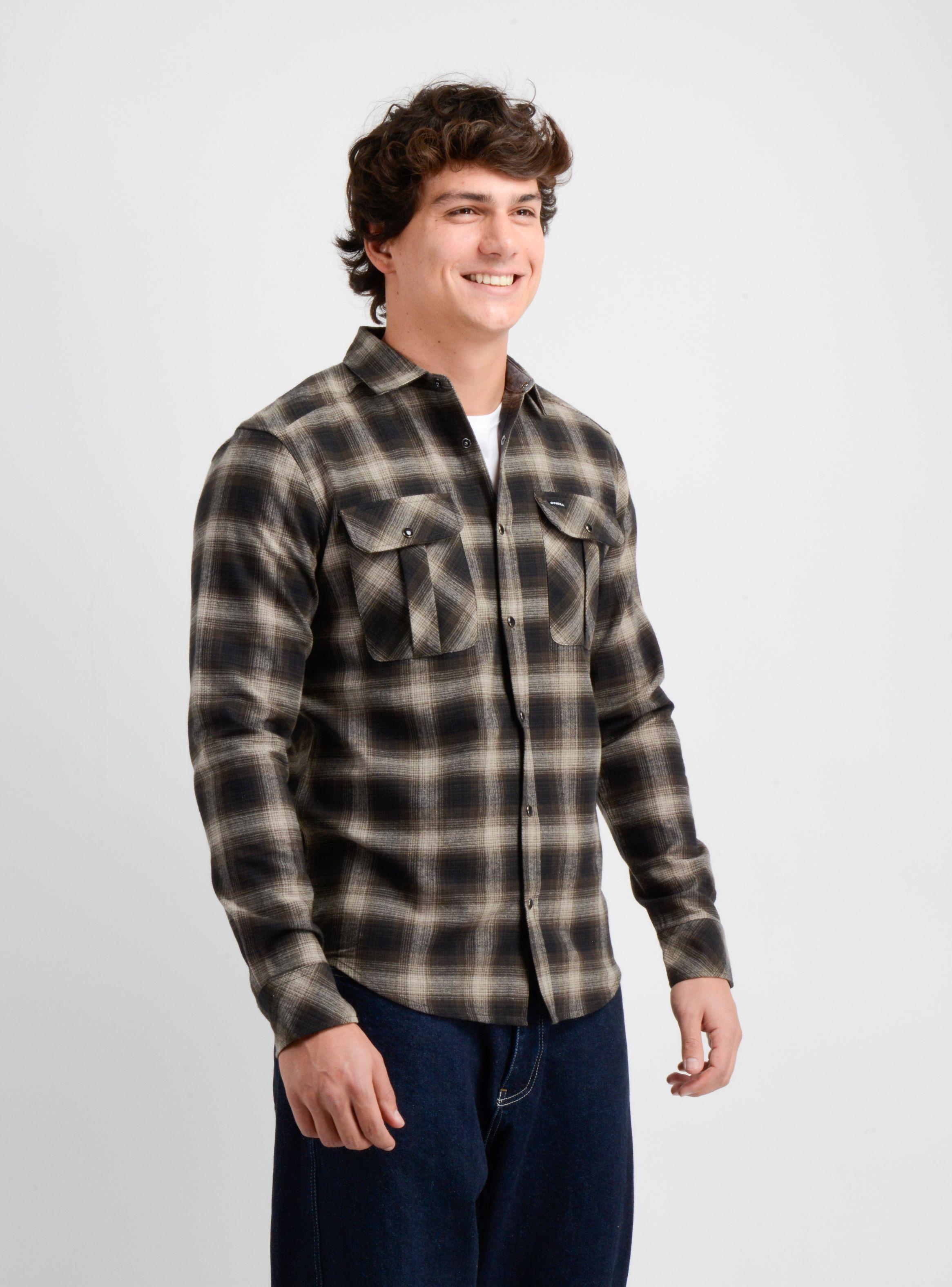 CAMISA MANGA LARGA FLANDERS VERDE OSCURO-3