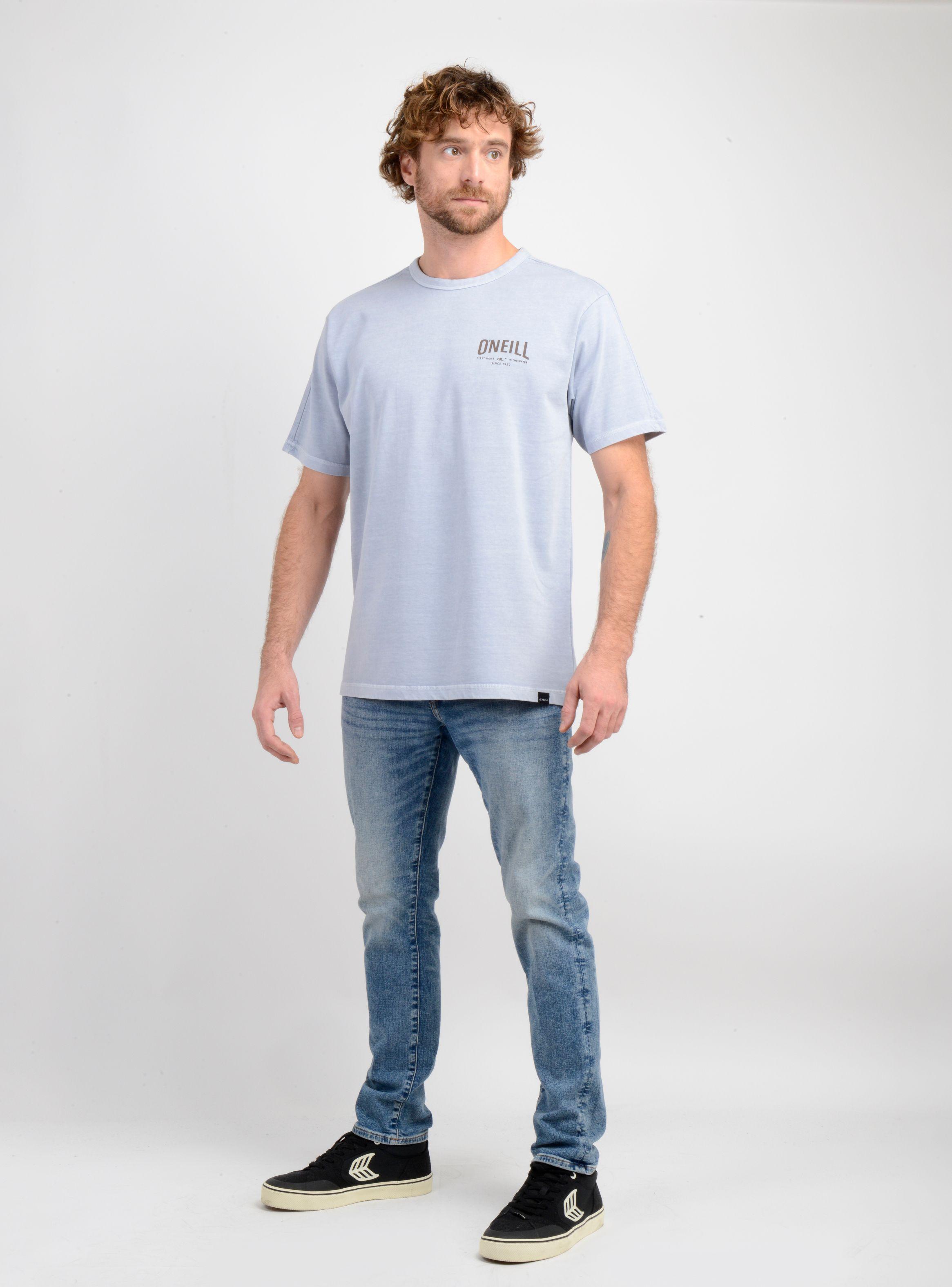 POLERA MANGA CORTA FIELDS AZUL CLARO-2