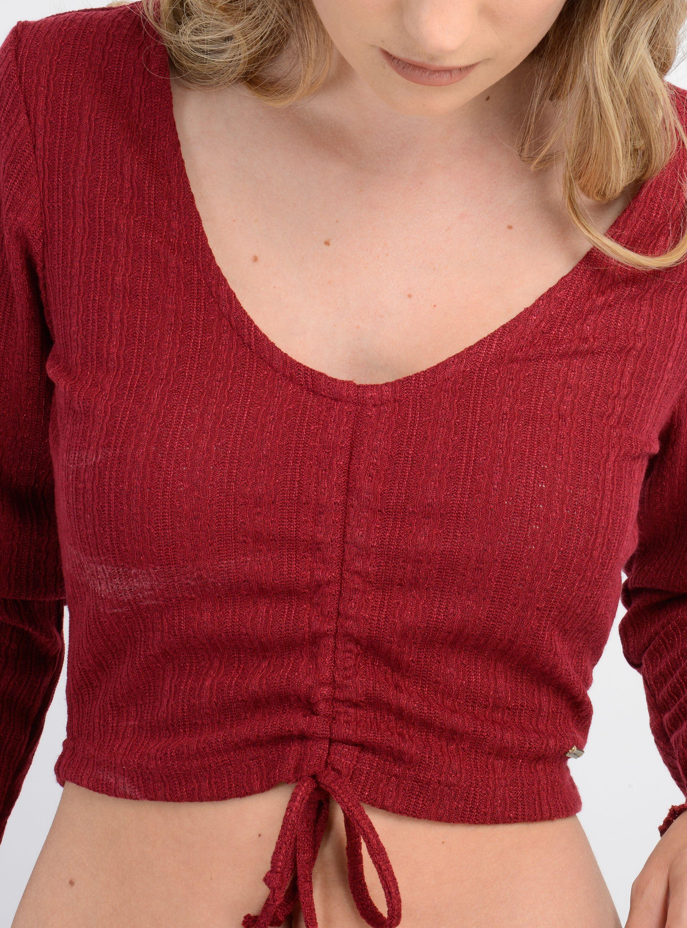 POLERA MANGA LARGA MARLENE ROJO-4