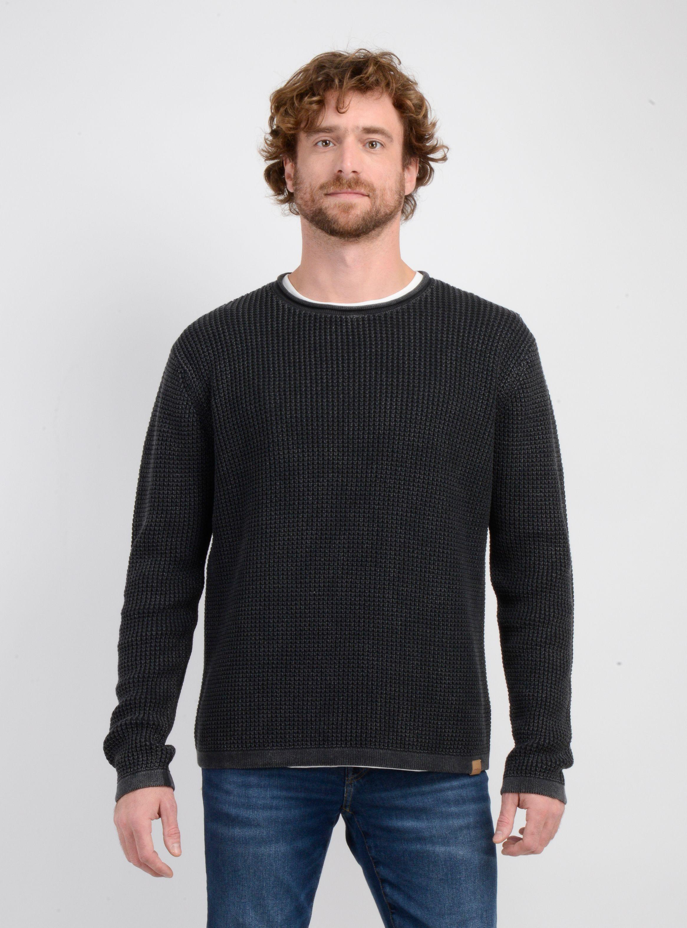 SWEATER RIPPLES NEGRO-0