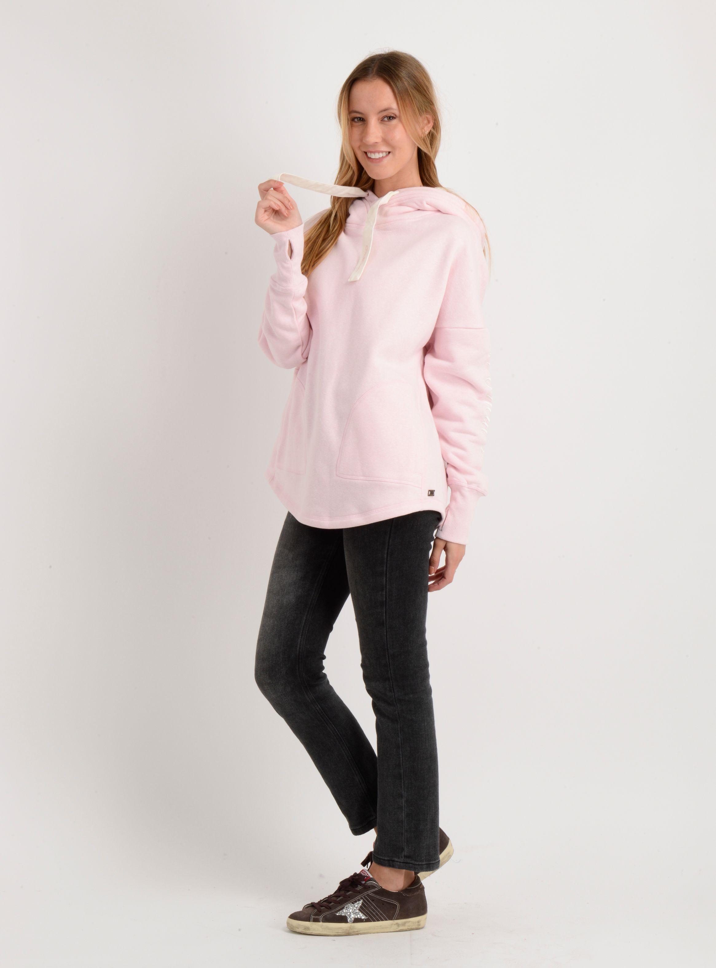 POLERON HOODIE HAMPTON ROSADO-2