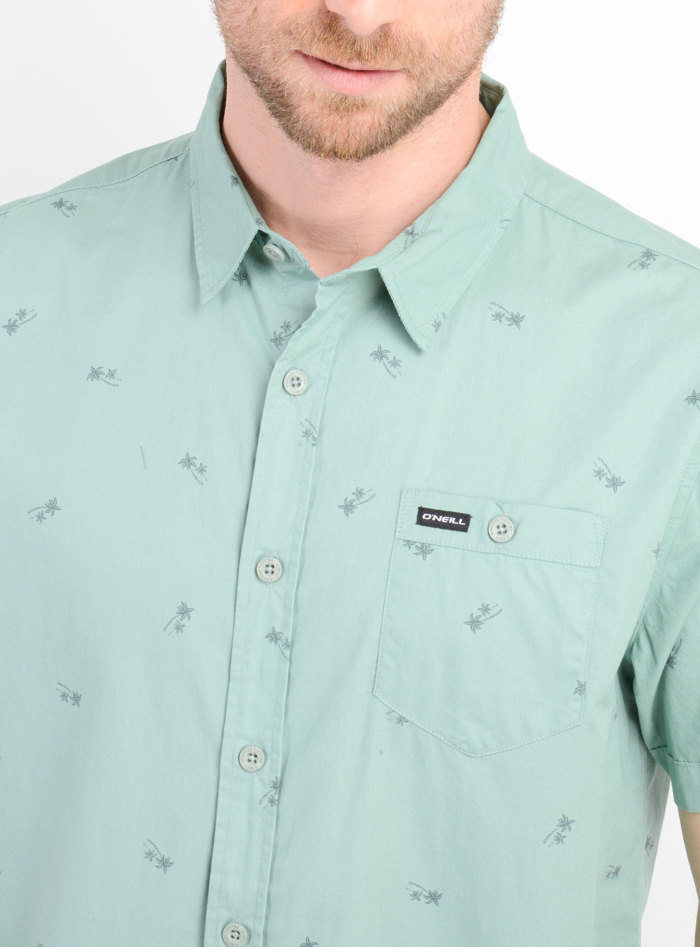 CAMISA MANGA CORTA BLUSTER VERDE CLARO-4
