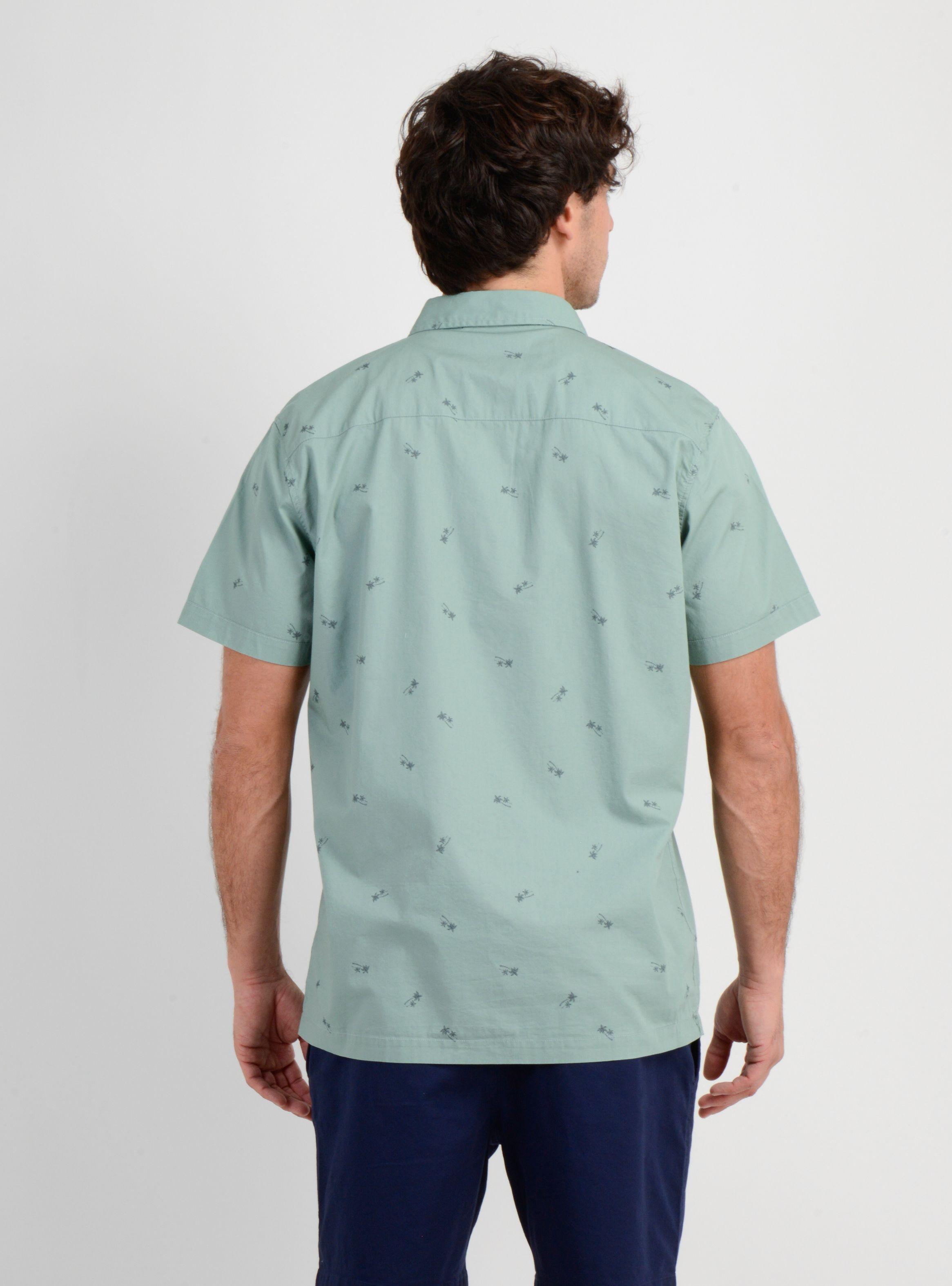 CAMISA MANGA CORTA BLUSTER VERDE CLARO-3