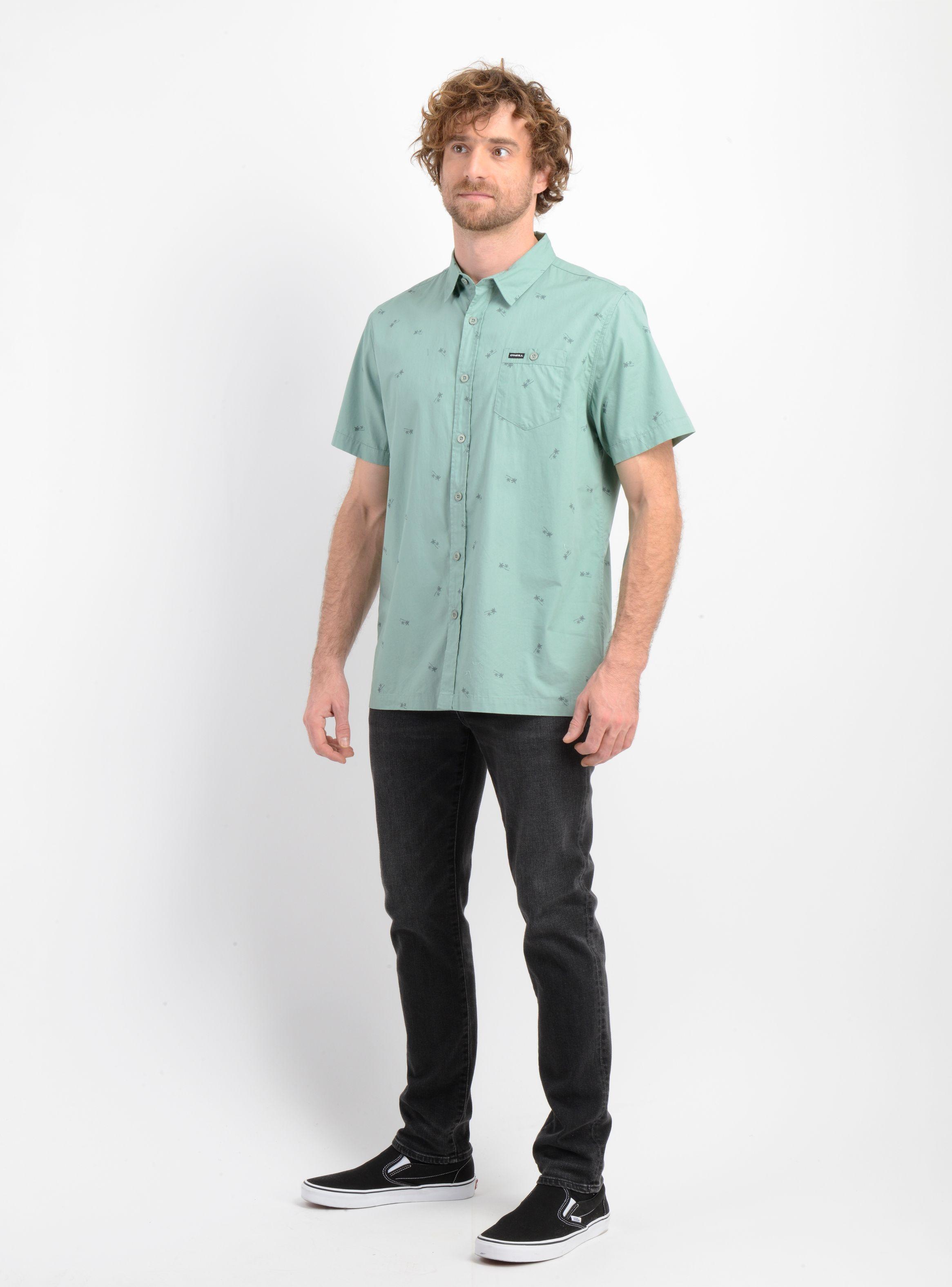 CAMISA MANGA CORTA BLUSTER VERDE CLARO-4