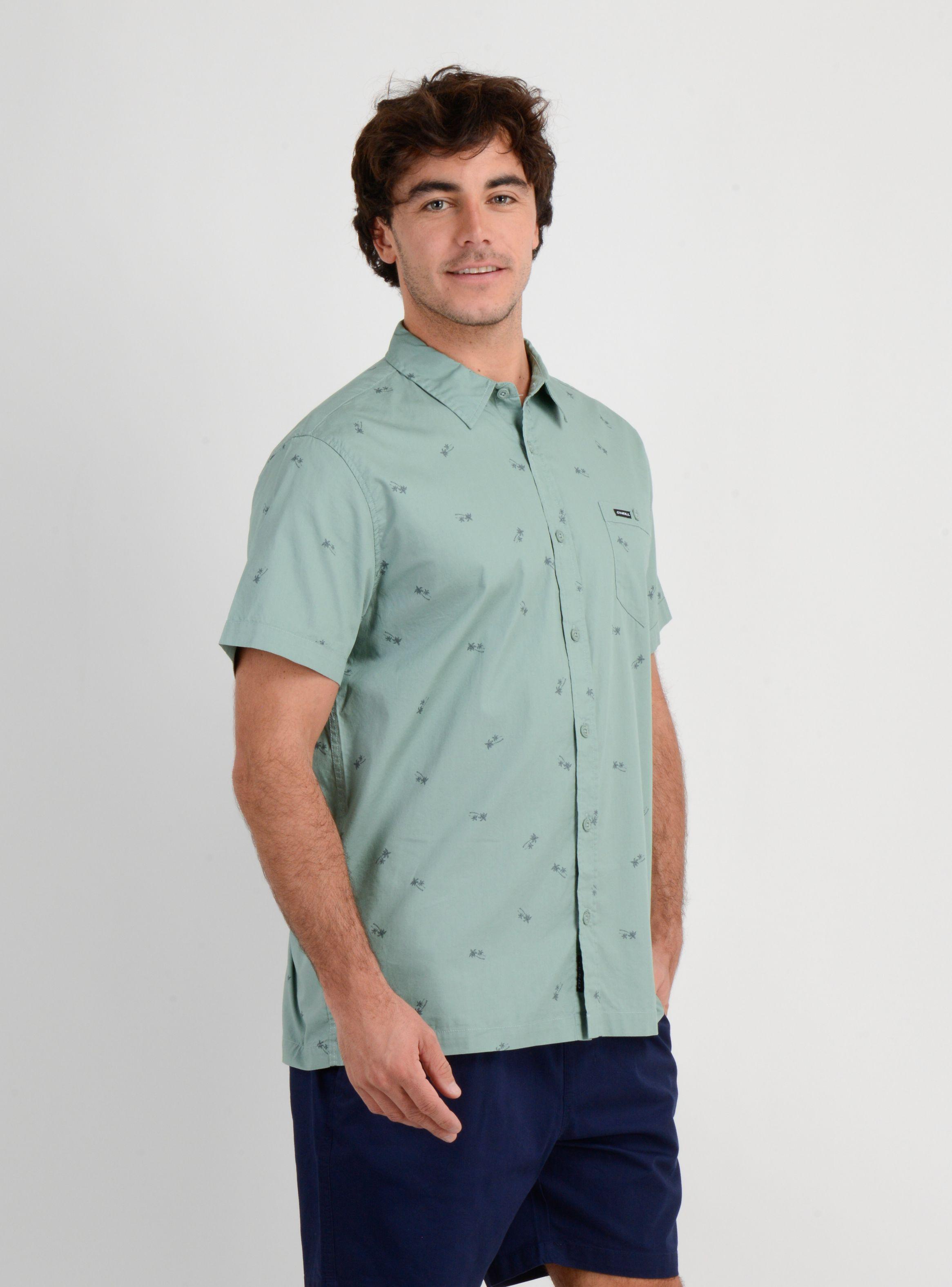 CAMISA MANGA CORTA BLUSTER VERDE CLARO-7