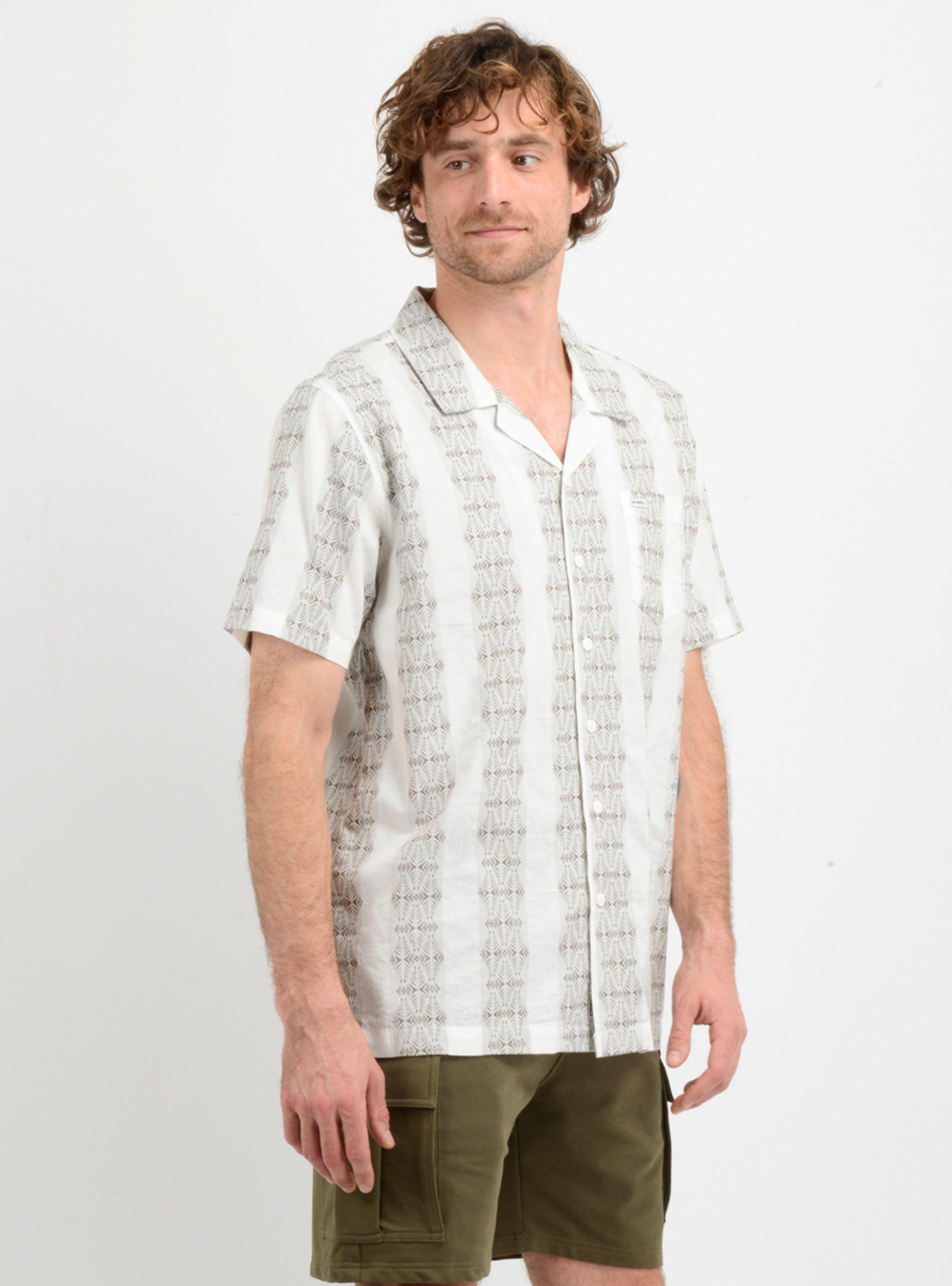 CAMISA MANGA CORTA IRIE  BEIGE-3