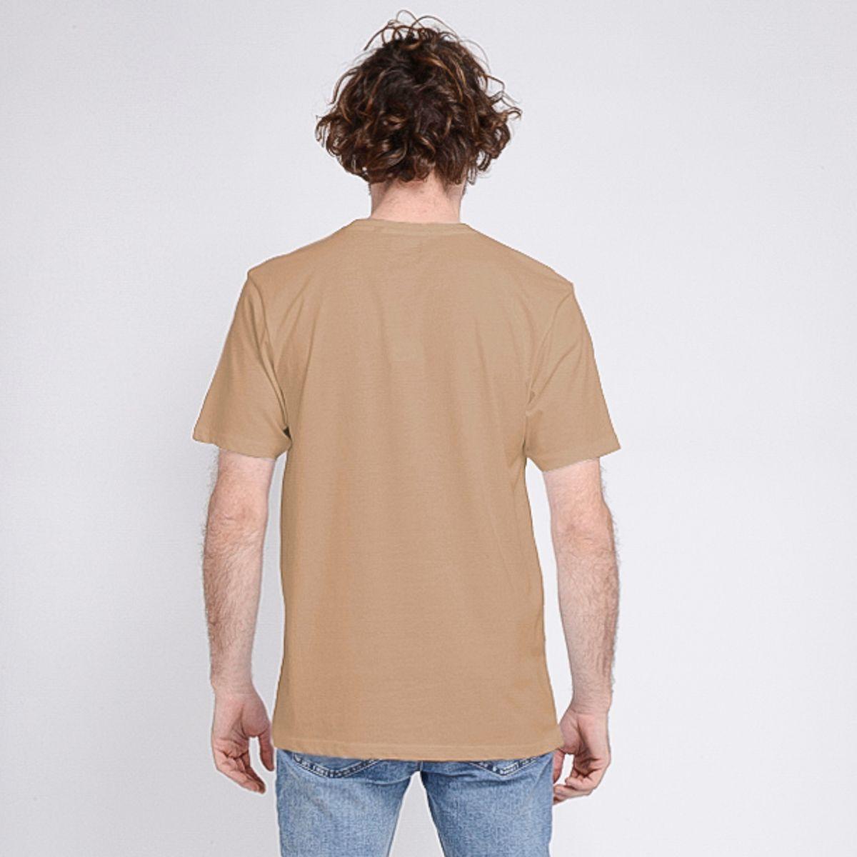 POLERA MANGA CORTA I23HO065011 CAFÉ CLARO-2