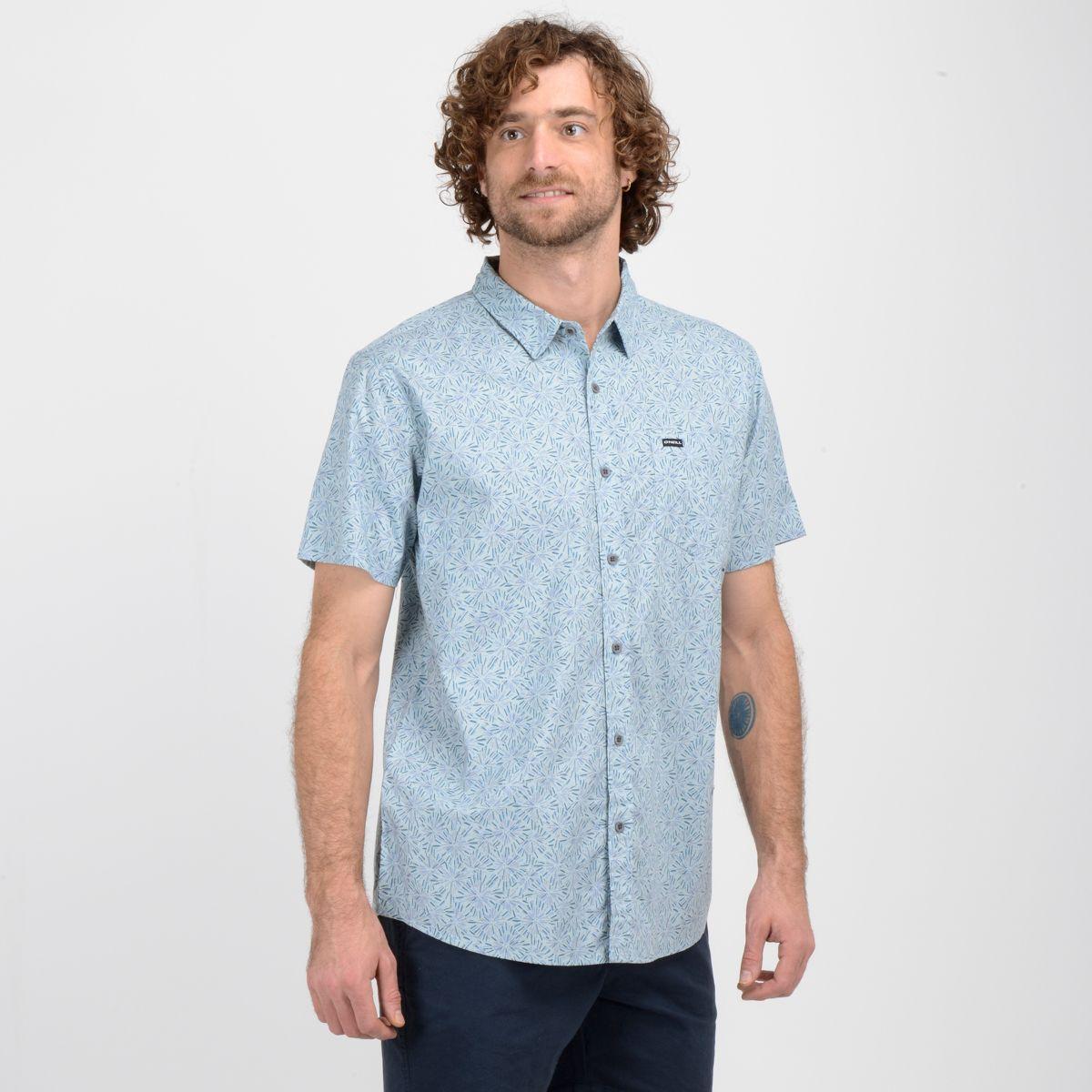 CAMISA MANGA CORTA KRABI  GRIS-1