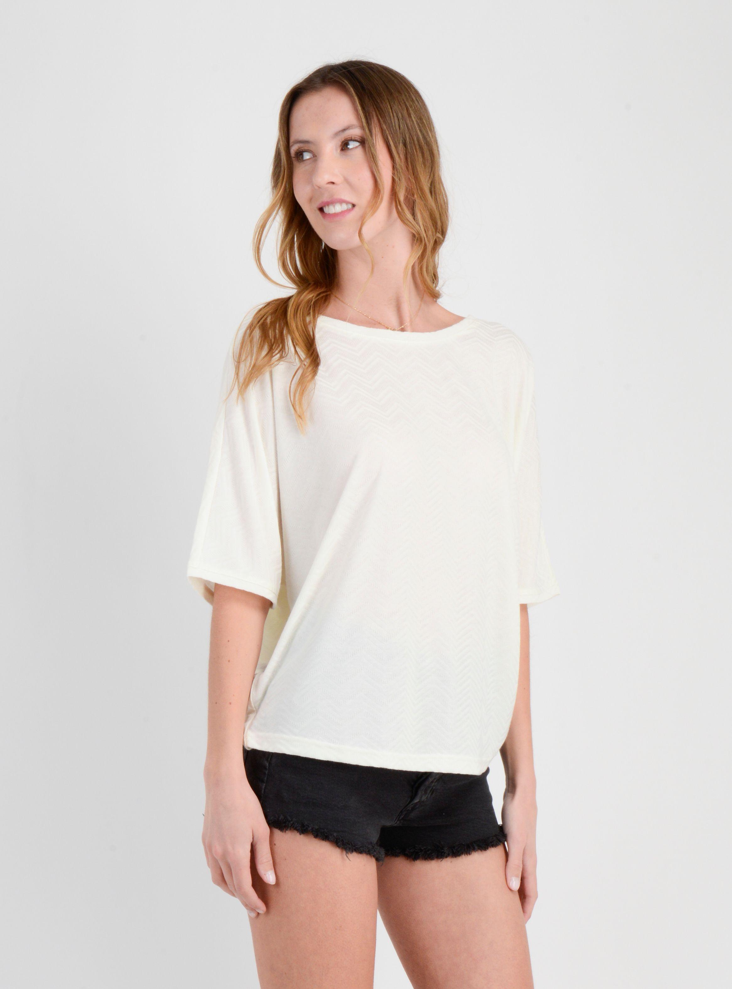 POLERA MANGA CORTA LINDY II BEIGE CLARO-3