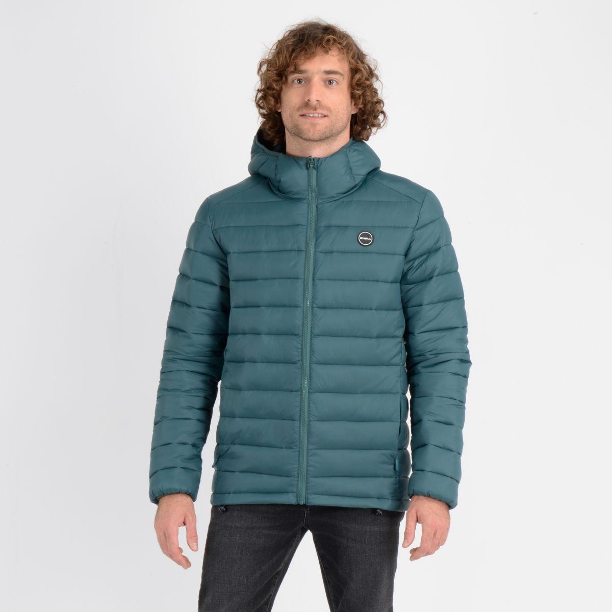 PARKA ESSENTIAL HOOD VERDE OSCURO-0