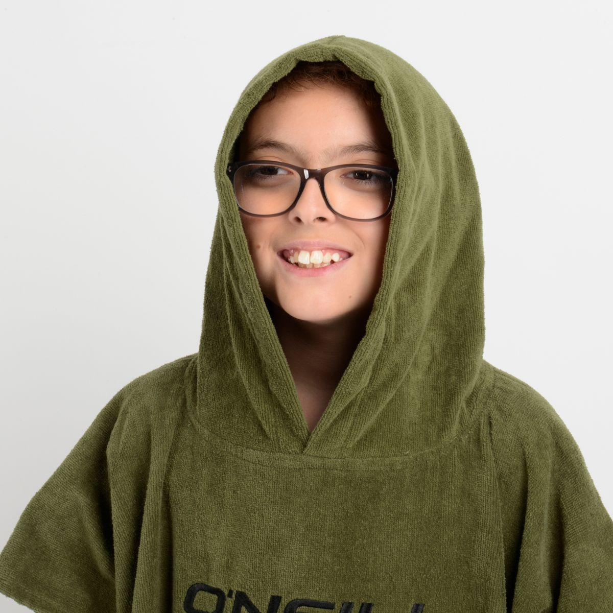 PONCHO TOALLA CALI BOY VERDE OSCURO-5
