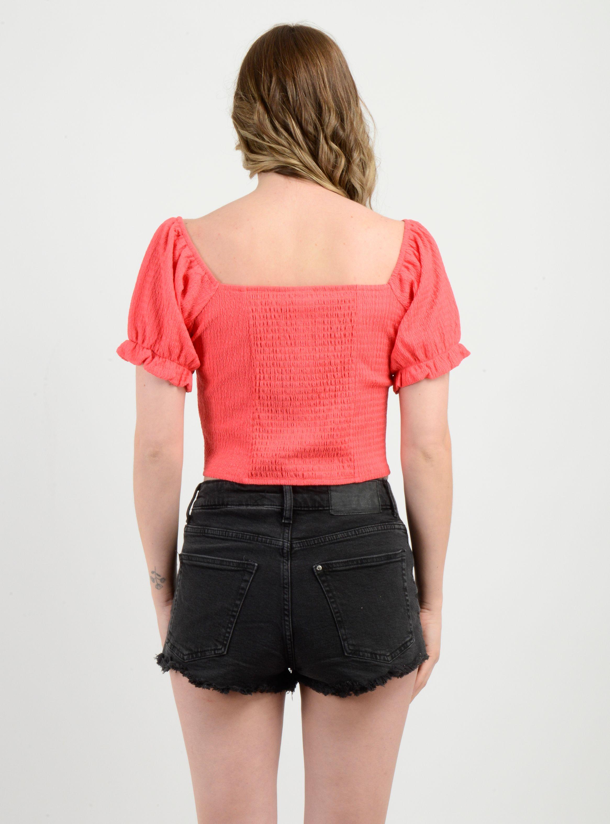 POLERA MANGA CORTA LEANNE II ROJO-1