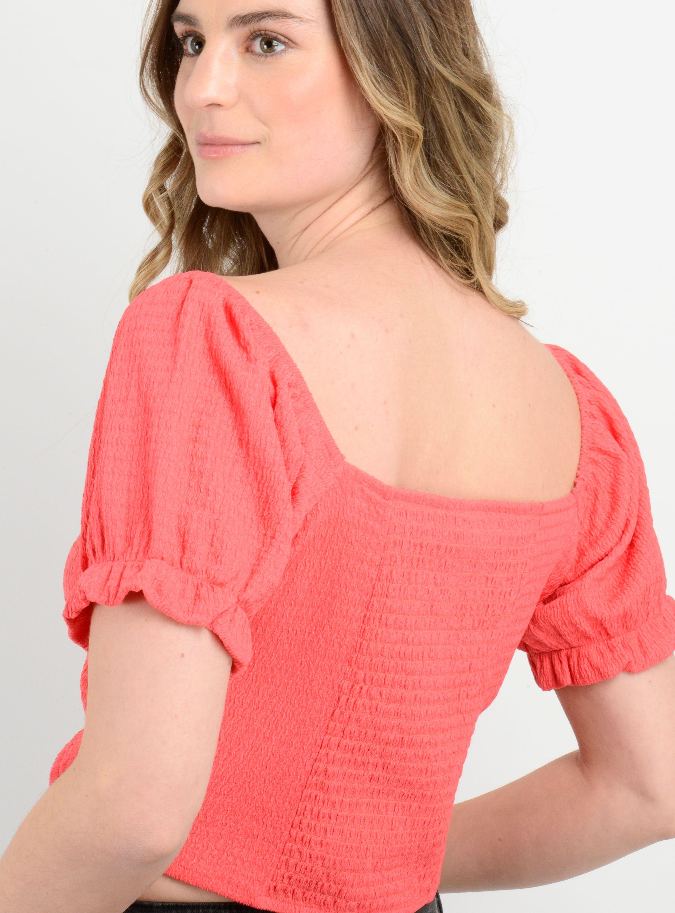 POLERA MANGA CORTA LEANNE II ROJO-5
