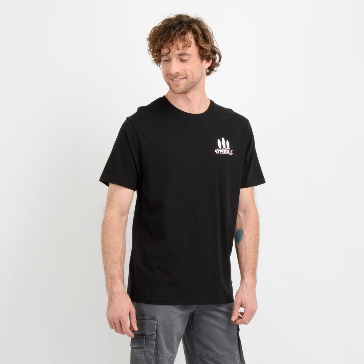 POLERA MANGA CORTA LAMDA  NEGRO-3