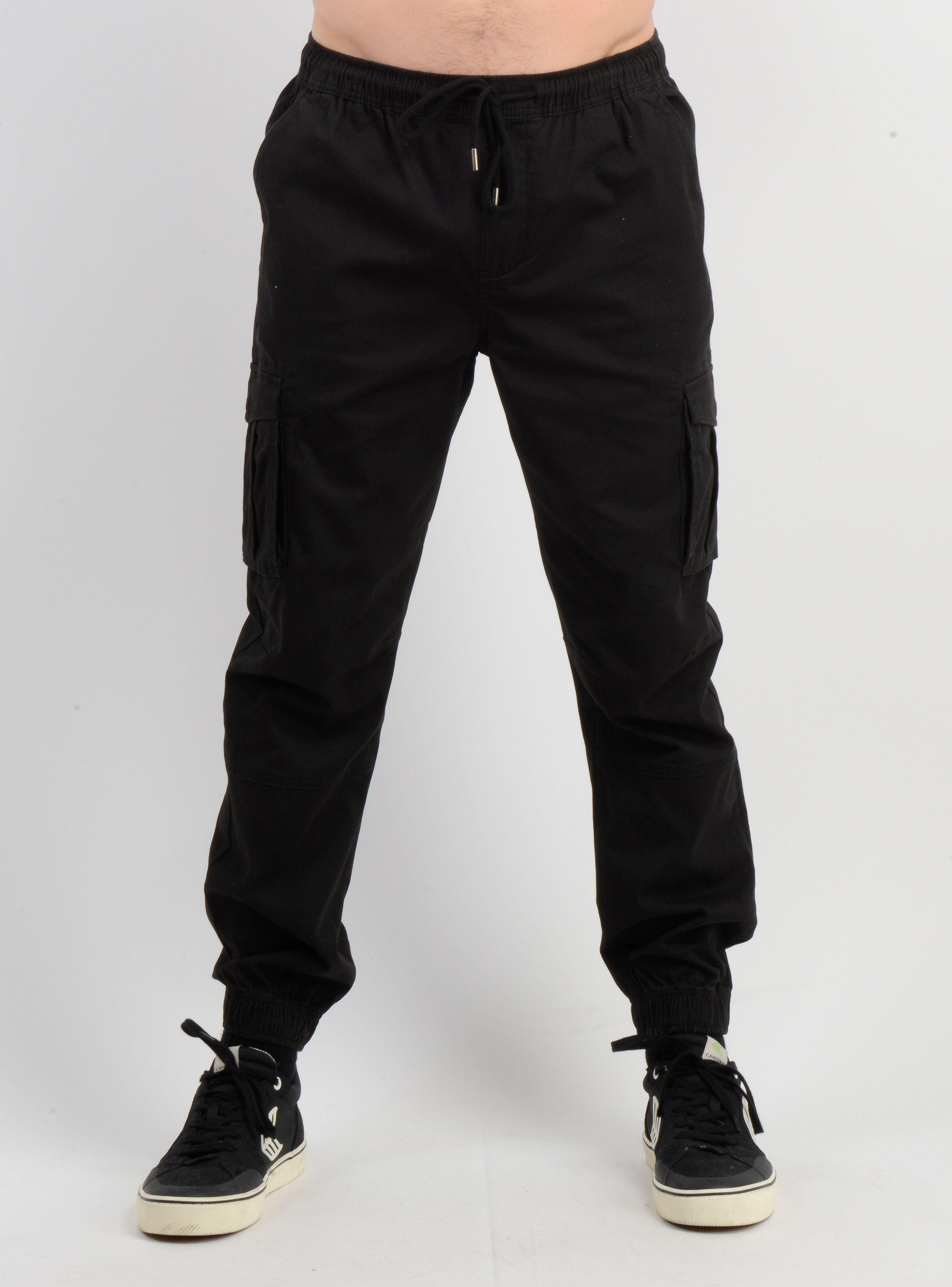 PANTALON DRIFT CARGO NEGRO-0