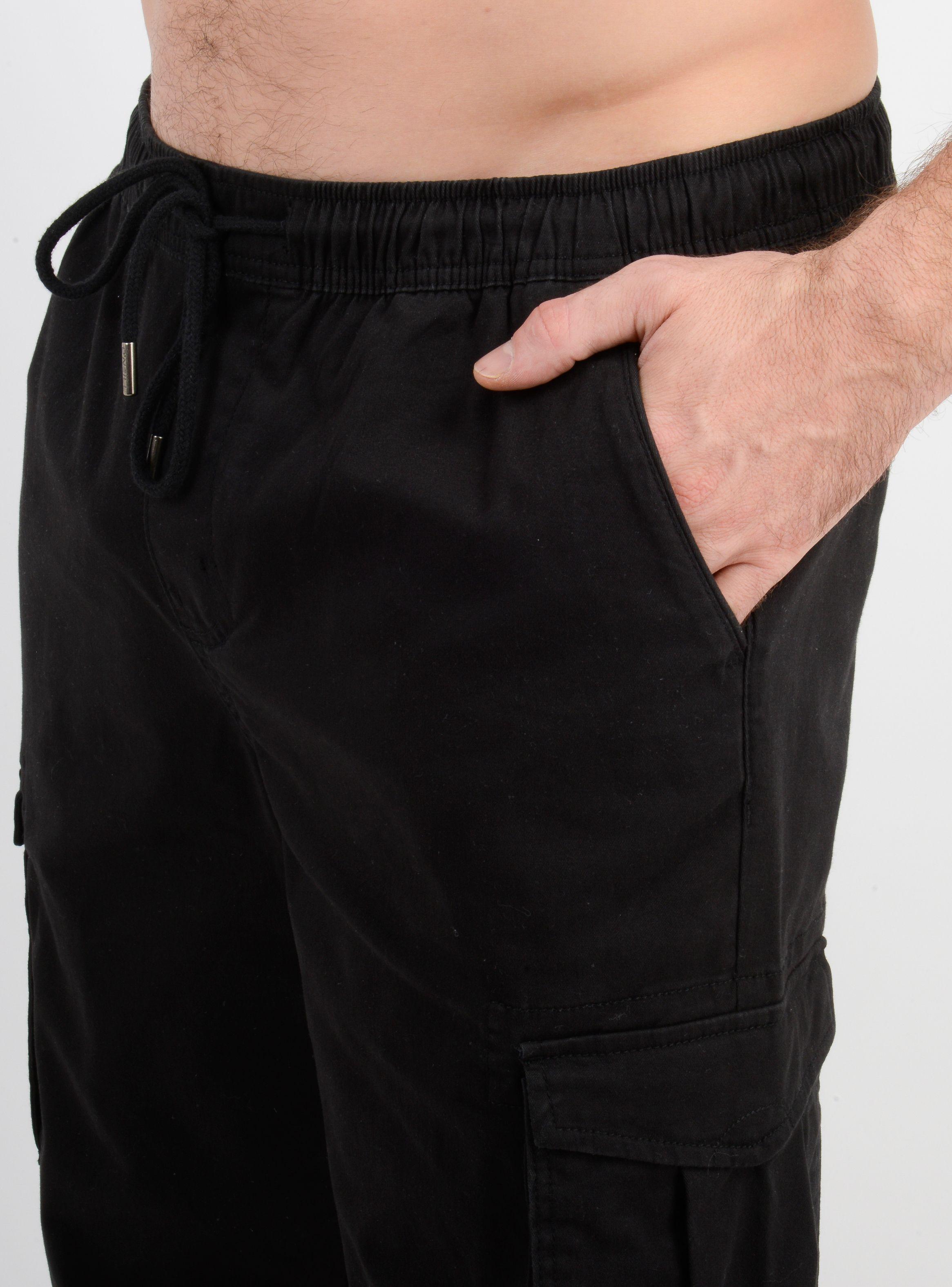 PANTALON CARGO DRIFT NEGRO-4