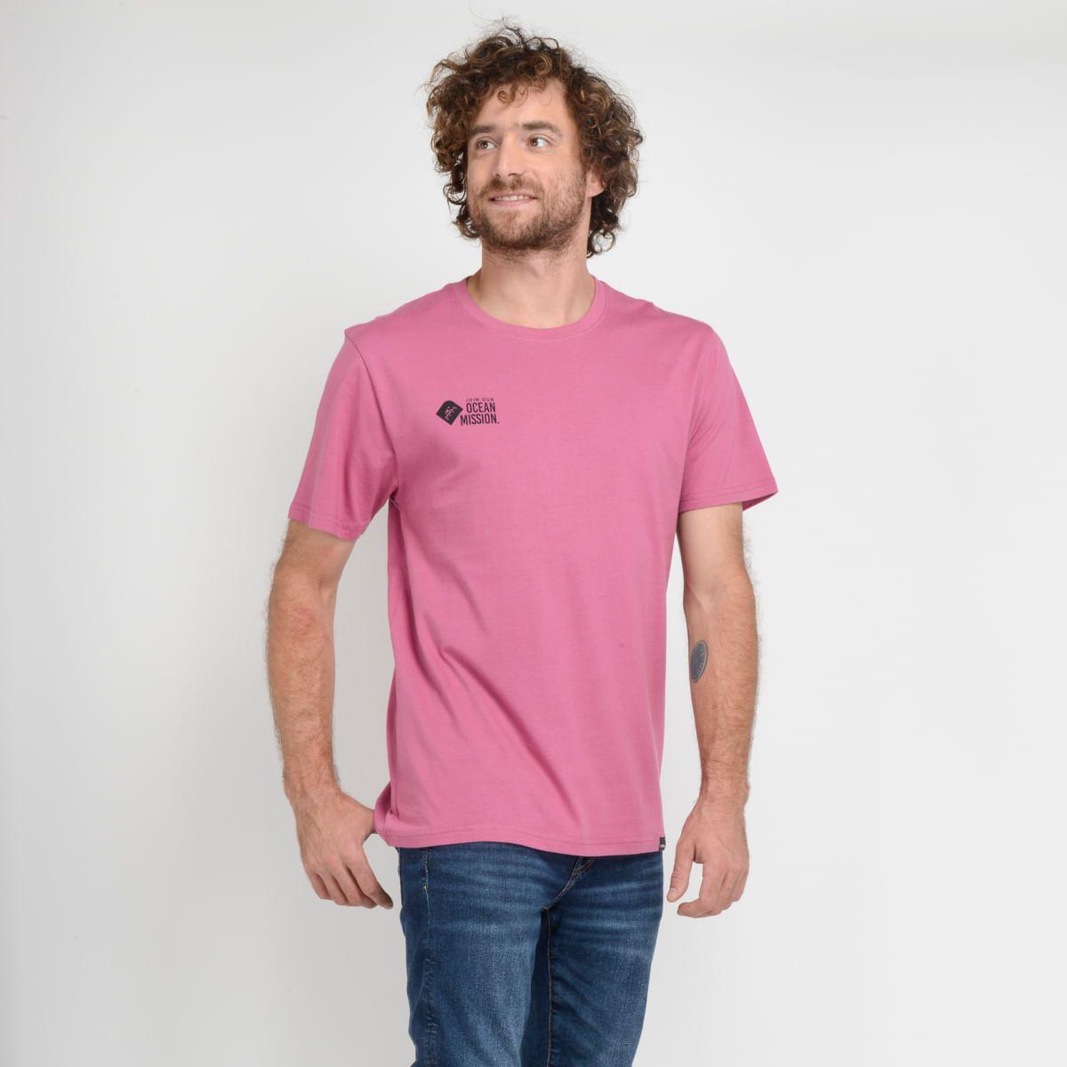 POLERA MANGA CORTA - I23HO065004 ROSADO OSCURO-1