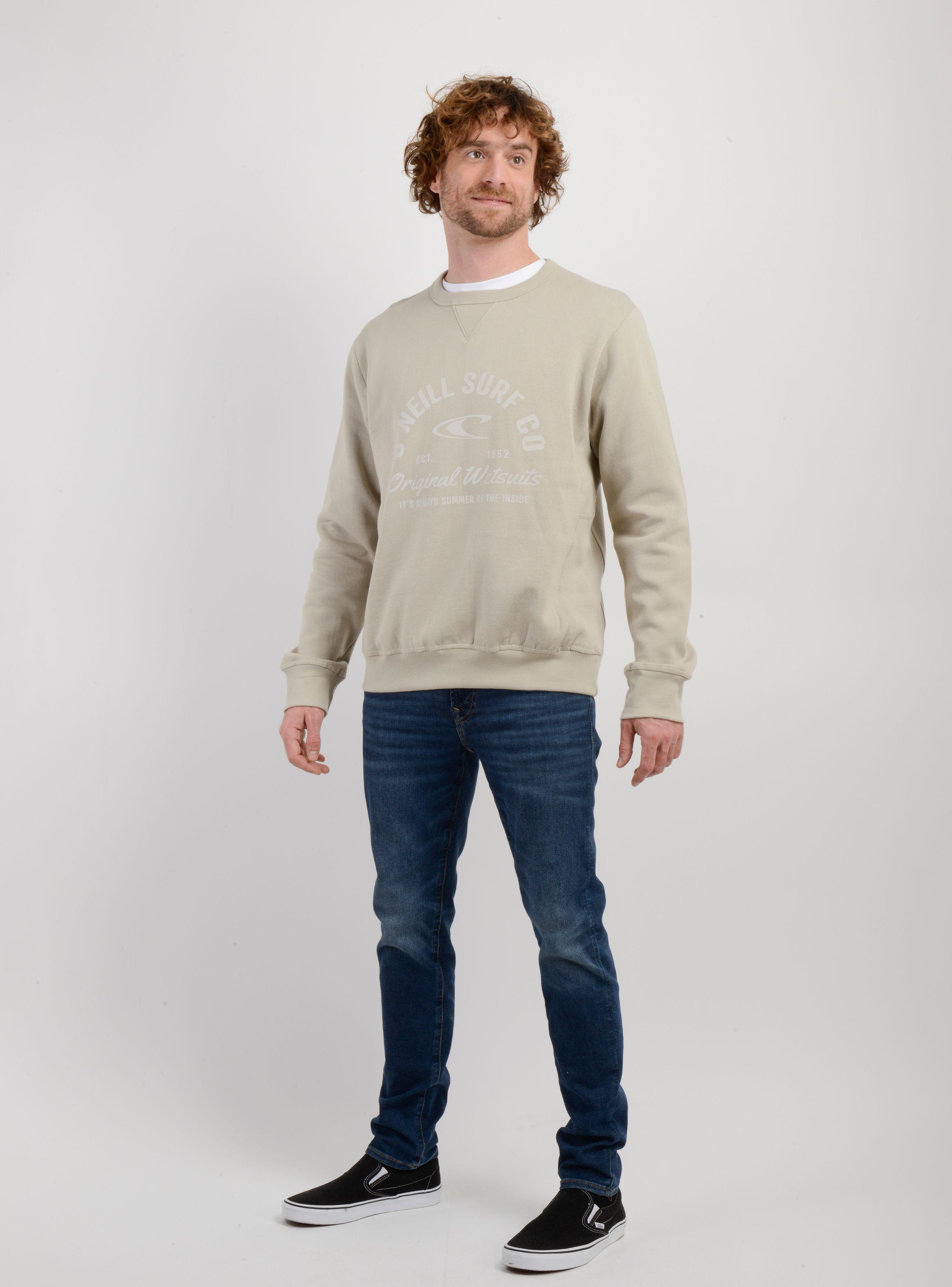POLERON SURF CO CREW BEIGE-2
