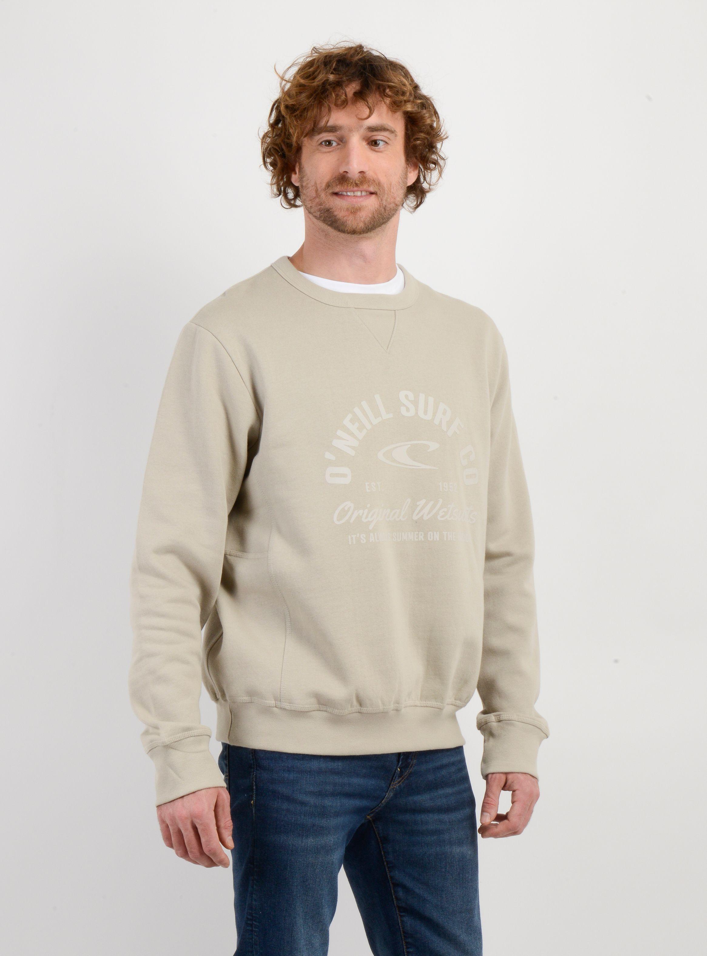 POLERON SURF CO CREW BEIGE-3