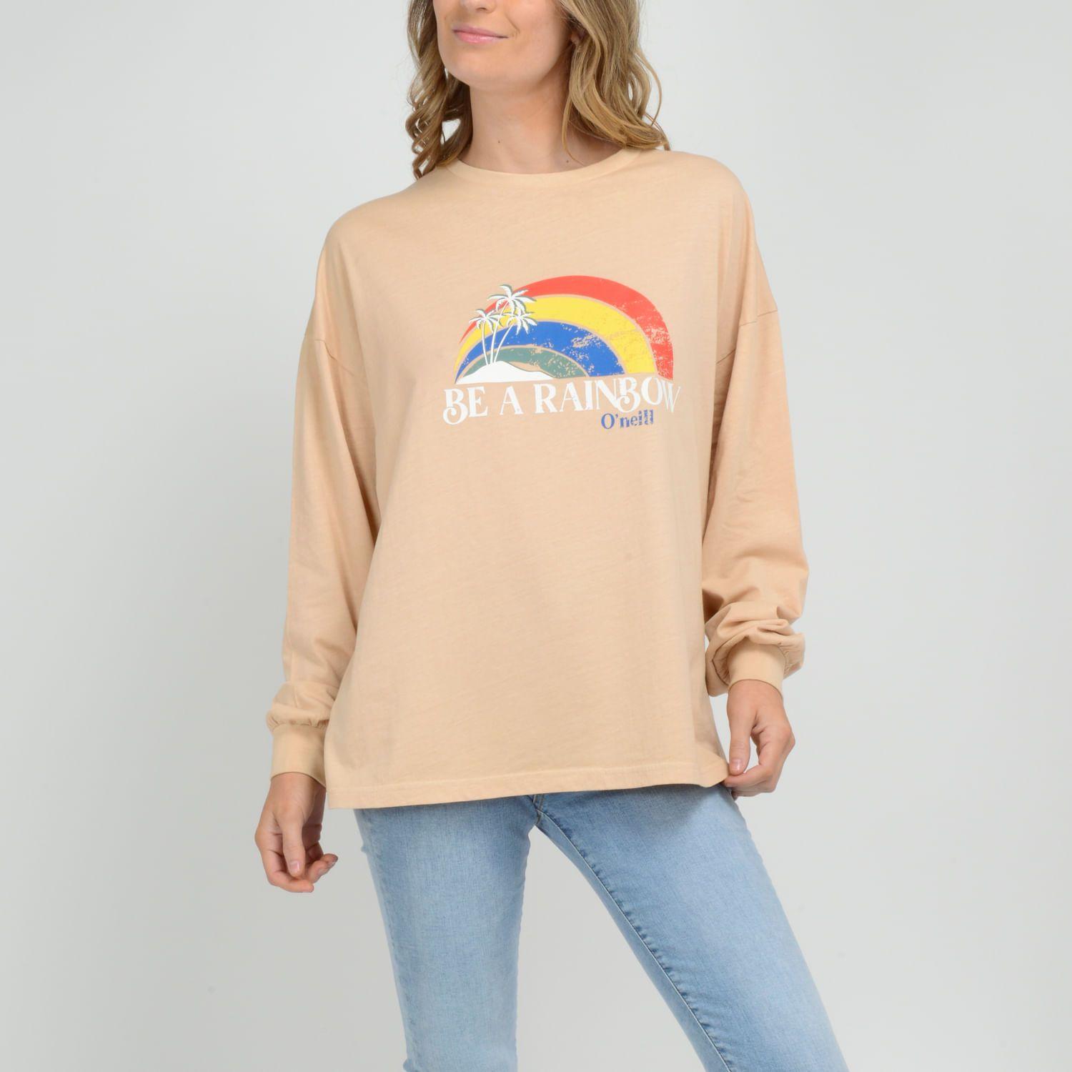 POLERA MANGA LARGA SPOT BEIGE-0