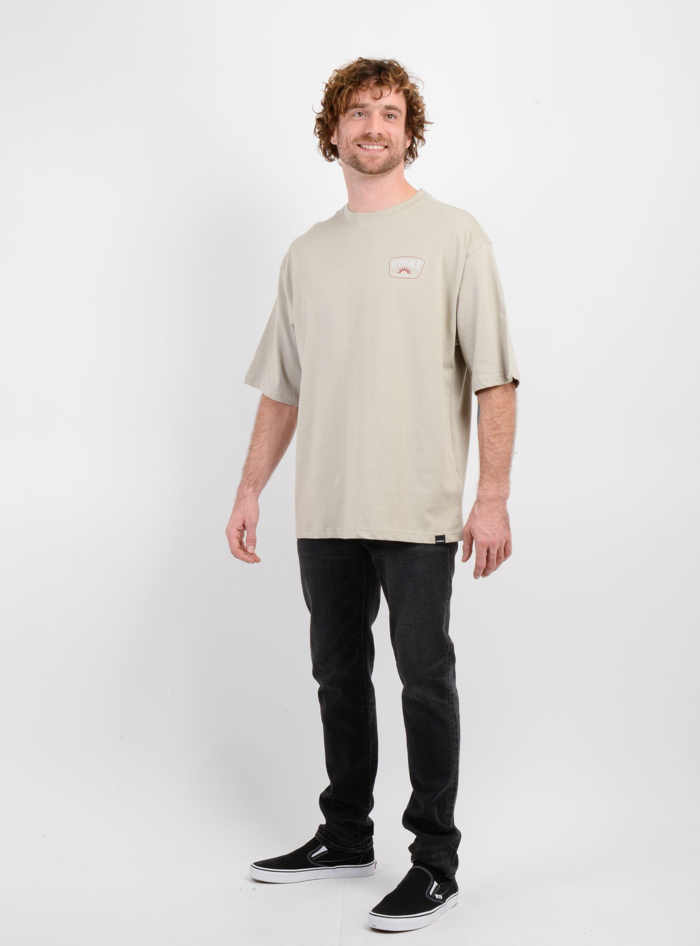 POLERA MANGA CORTA HIGHWAY BEIGE-2