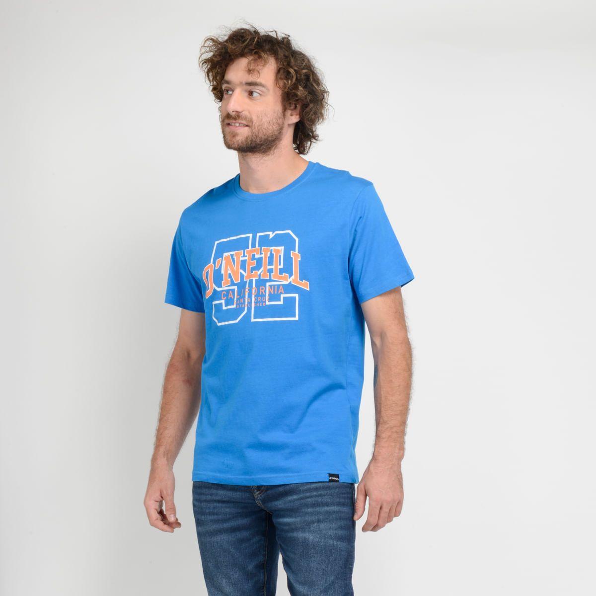 POLERA MANGA CORTA - I23HO065005 AZUL-1