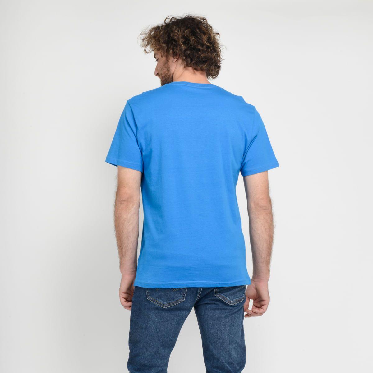 POLERA MANGA CORTA - I23HO065005 AZUL-2