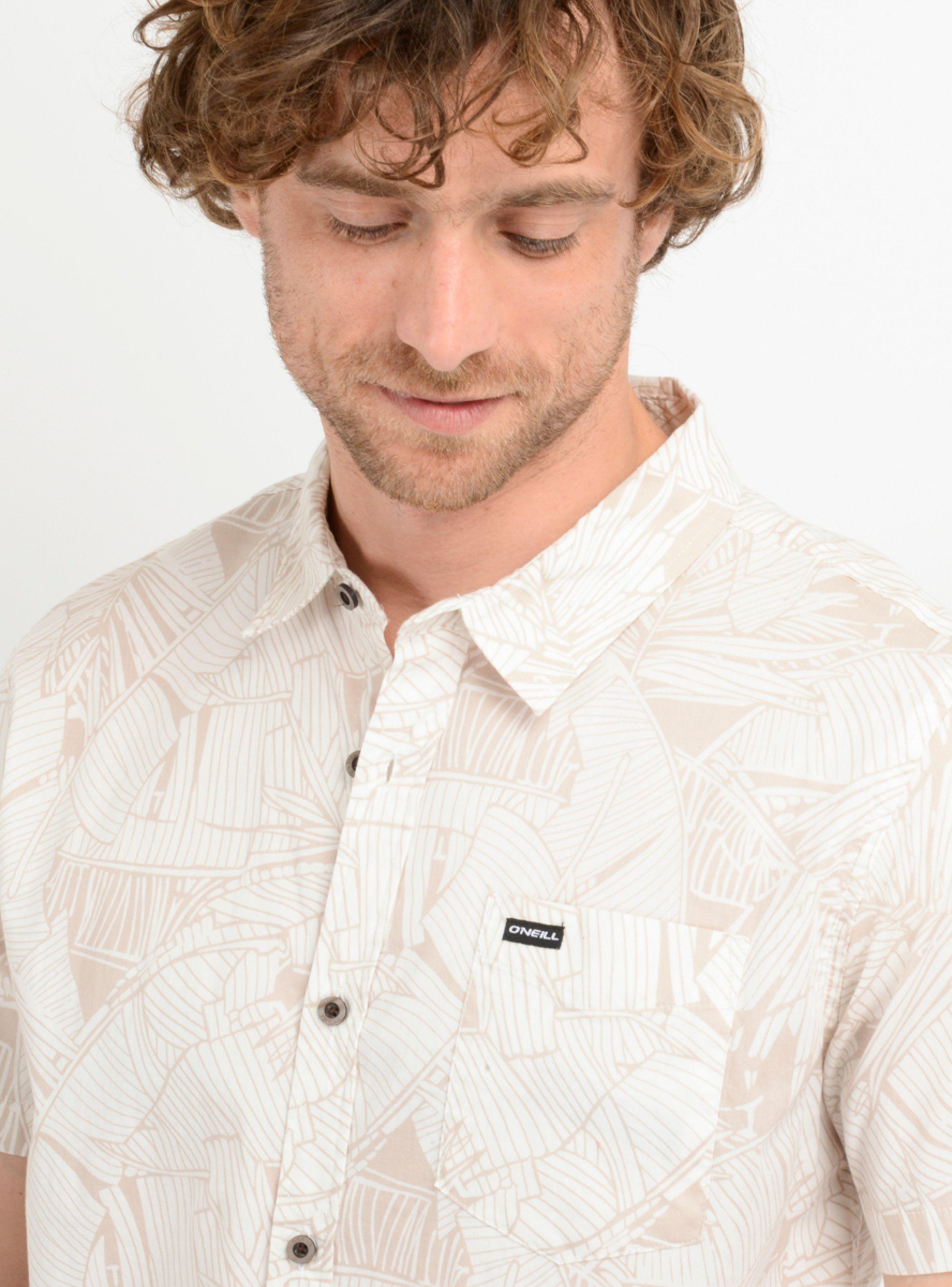 CAMISA MANGA CORTA MELODY  BEIGE-4