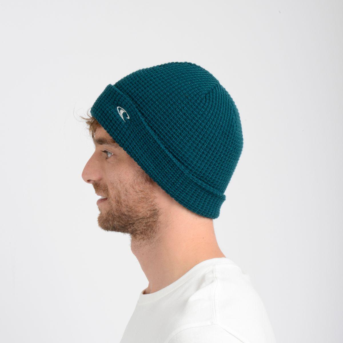 BEANIES WAVE BEANIE VERDE OSCURO-2