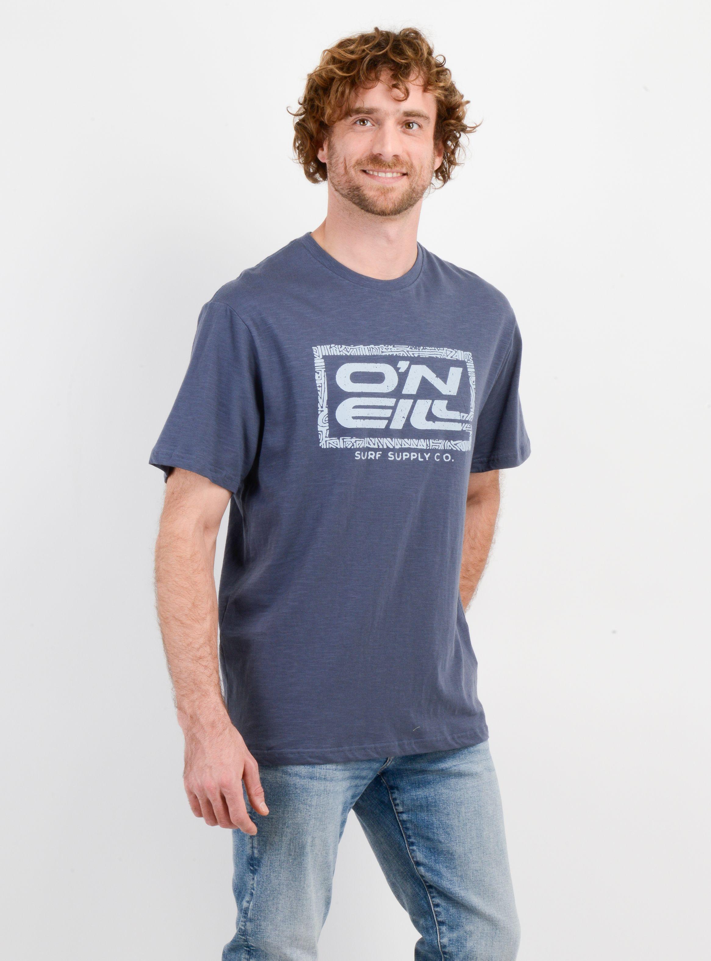 POLERA MANGA CORTA RETRO SQUARE AZUL-3