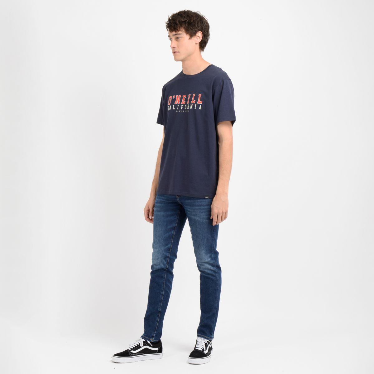 POLERA MANGA CORTA STATE MUIR AZUL OSCURO-3