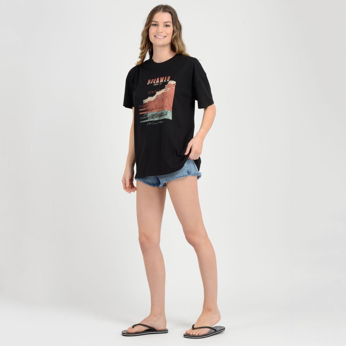 POLERA MANGA CORTA DREAMER  NEGRO-3