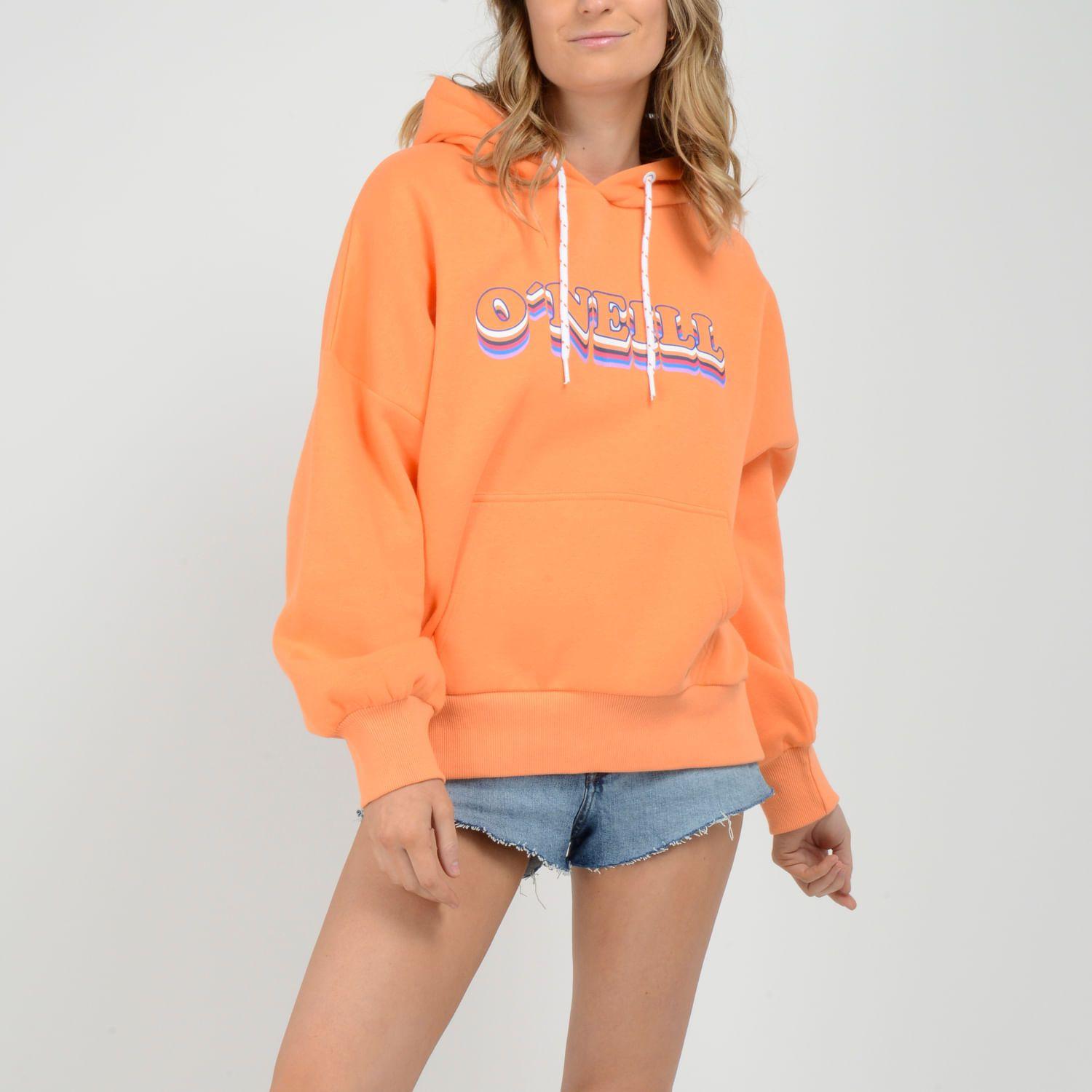 POLERON HODDIE OVERSIZE -  V23MU072001 NARANJO-0