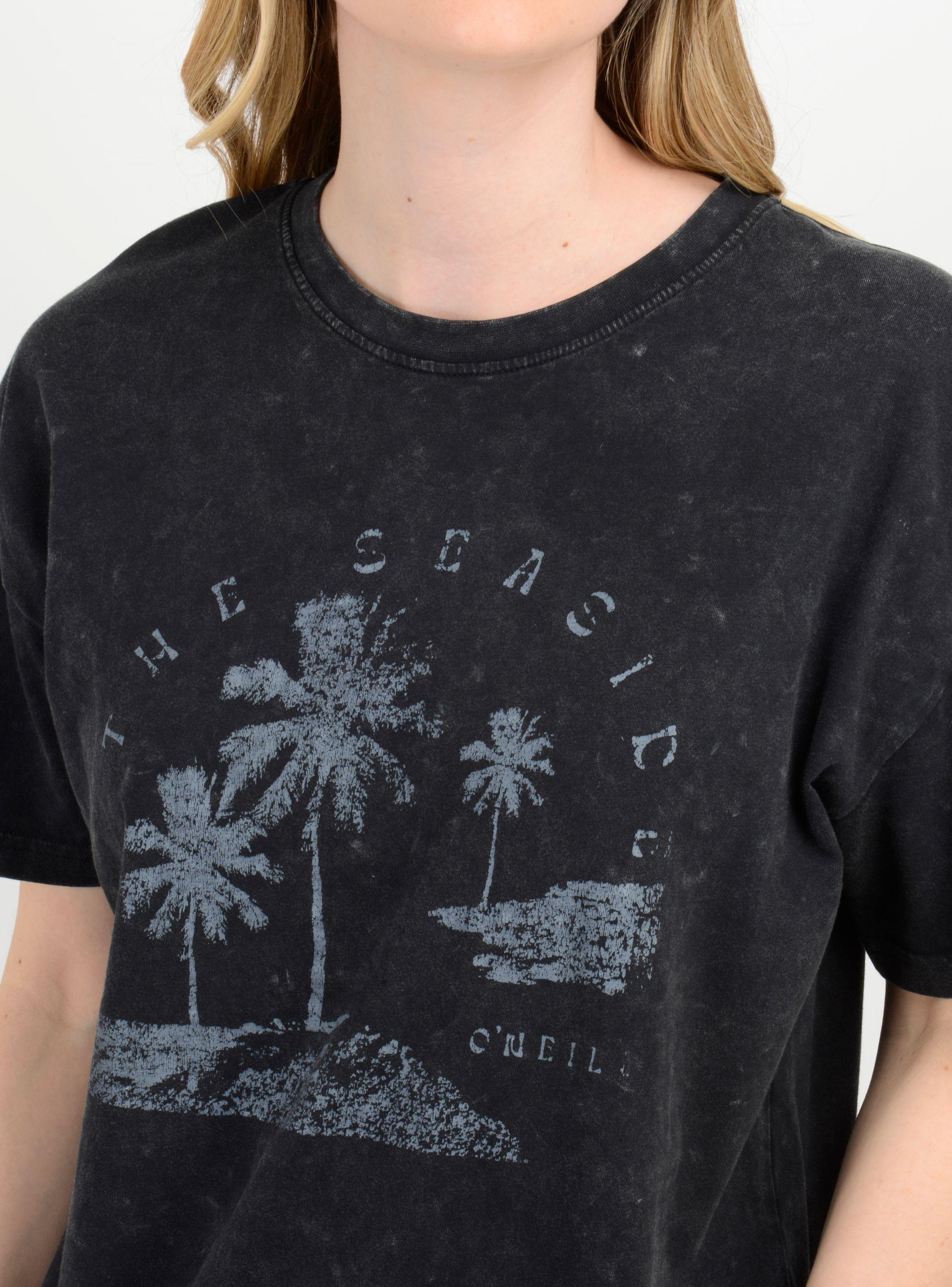 POLERA MANGA CORTA BY THE SEASIDE  NEGRO-4