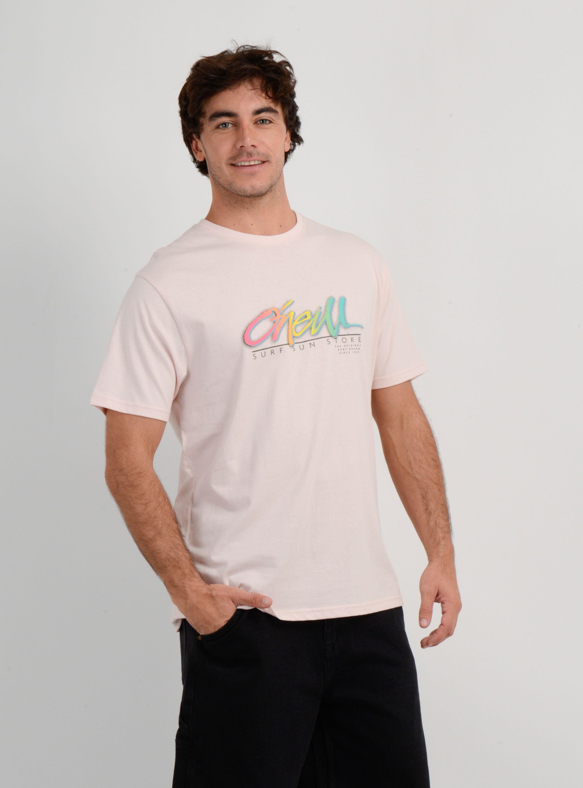 POLERA MANGA CORTA KEYS FL  ROSADO CLARO-3