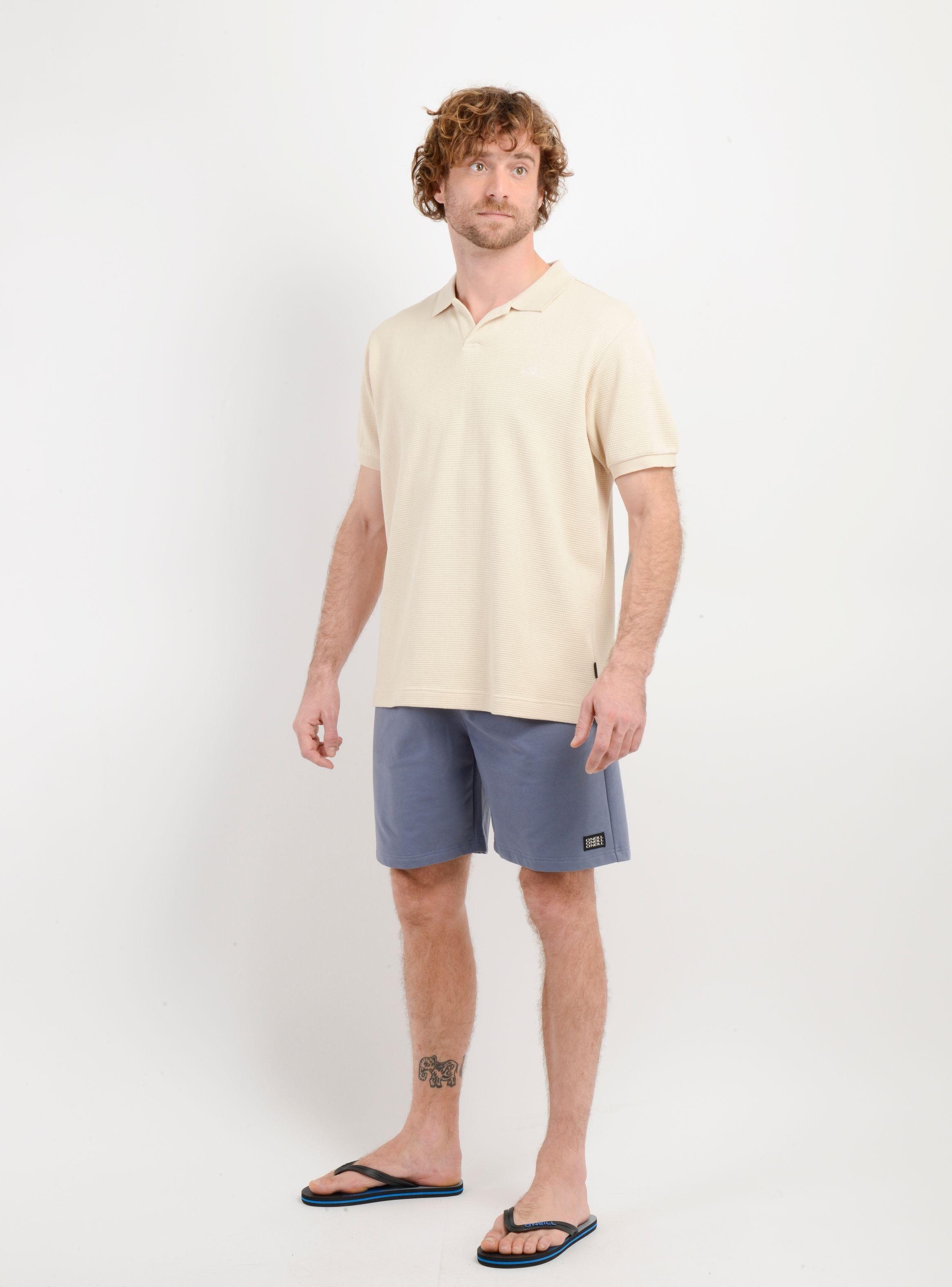 POLERA TEJIDA MANGA CORTA RIVERA BEIGE CLARO-2