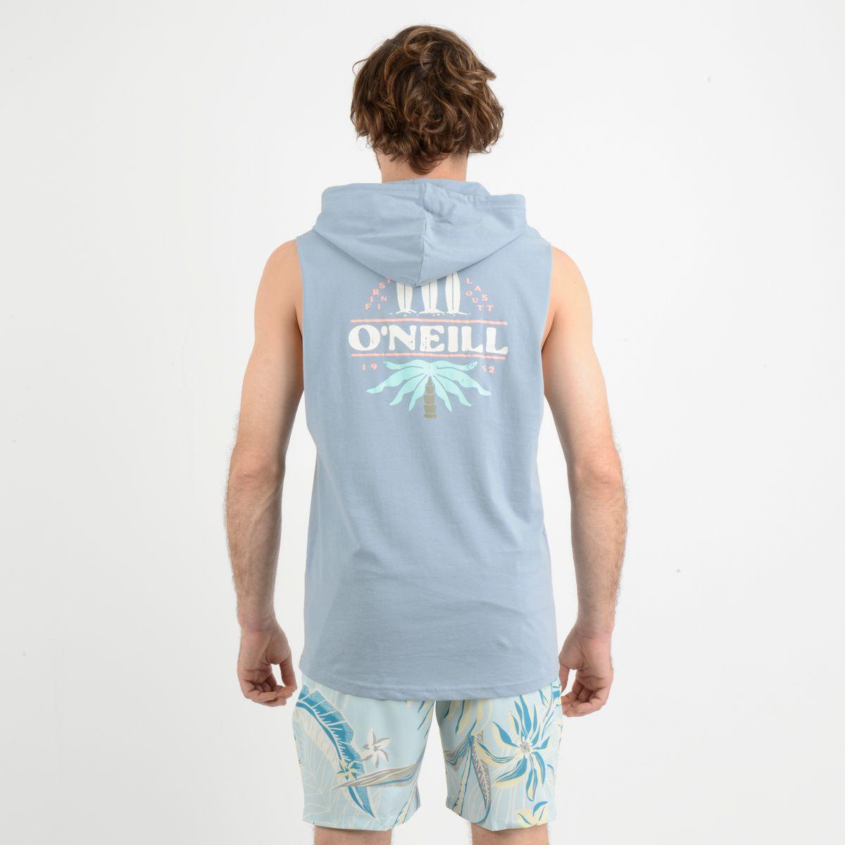 POLERA SIN MANGAS LAMDA TANK AZUL-3