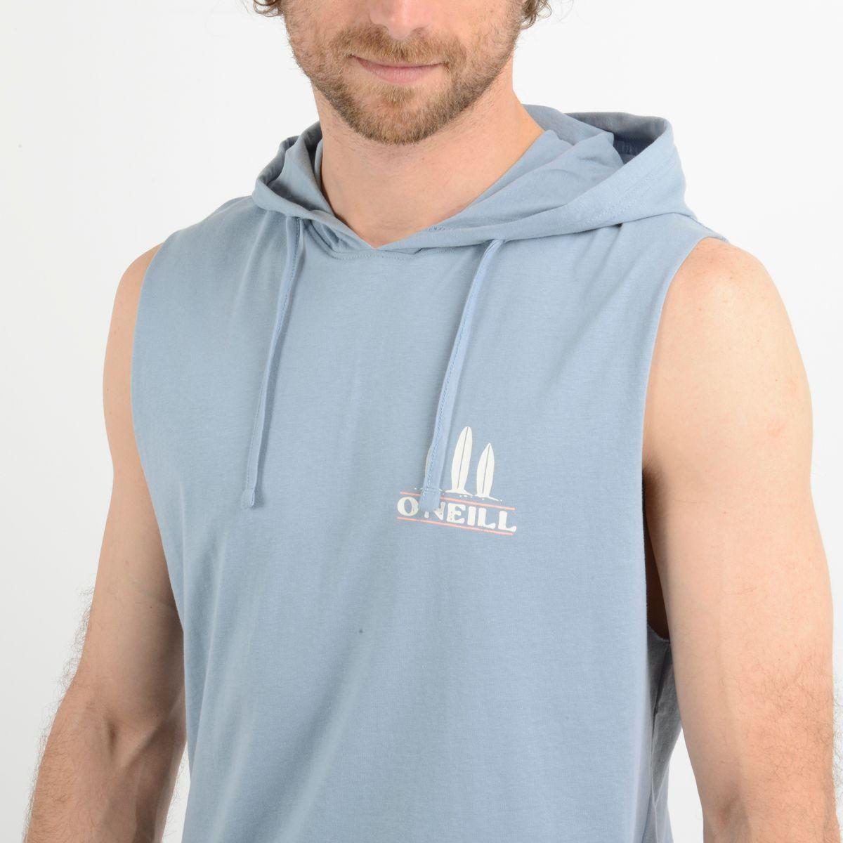 POLERA SIN MANGAS LAMDA TANK AZUL-4