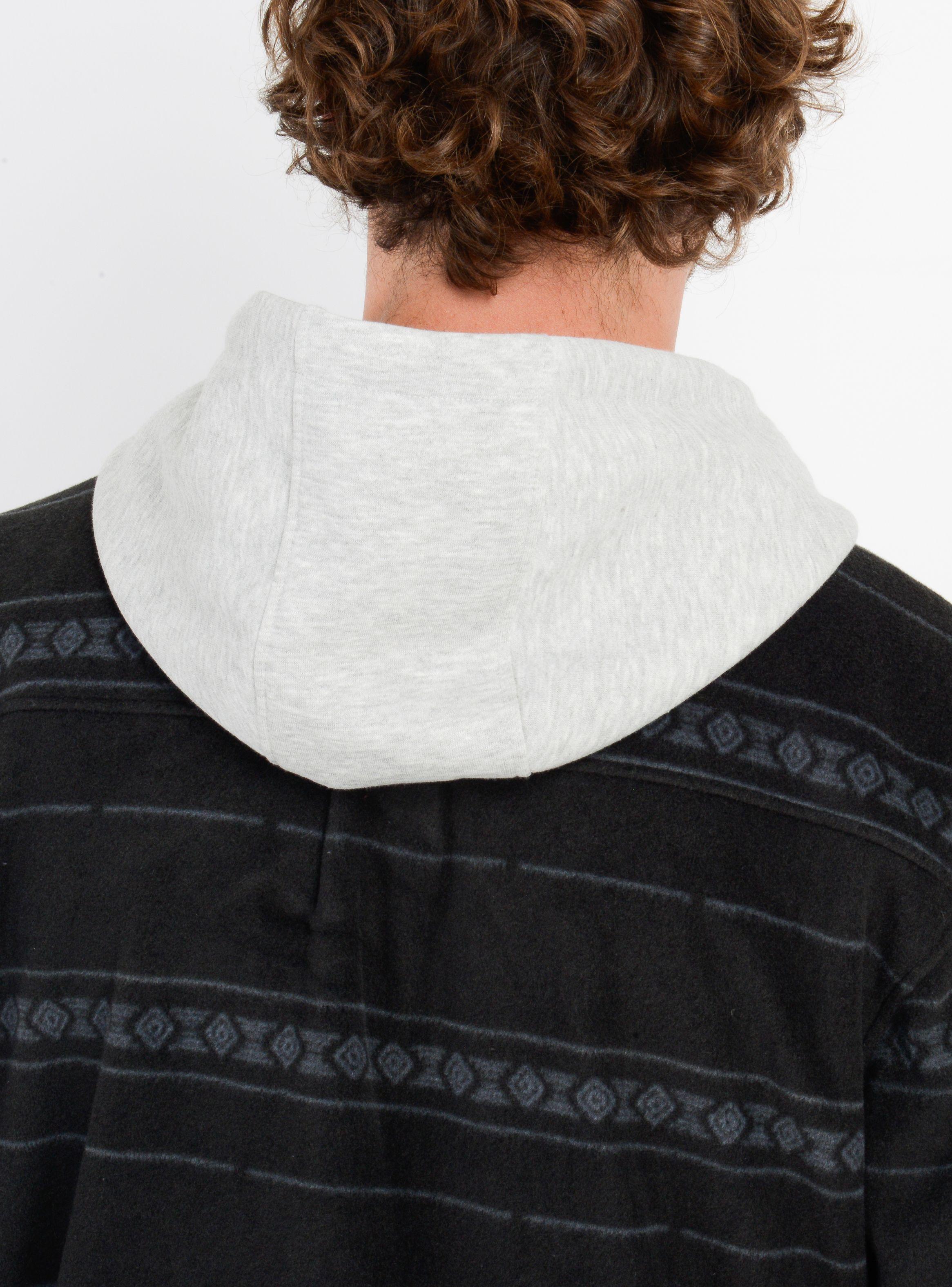 CAMISA POLAR REDMOND HOOD NEGRO-4