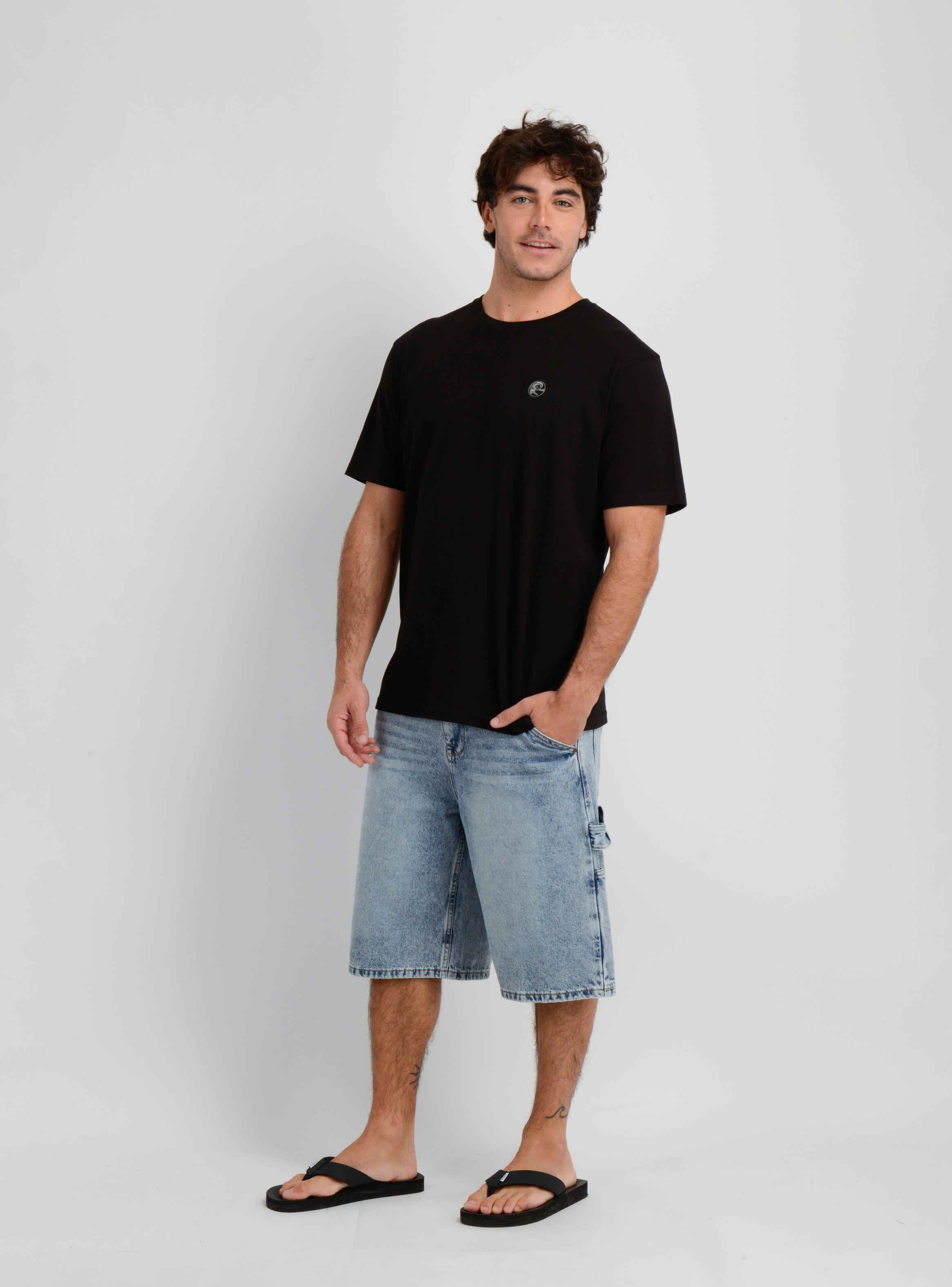POLERA MANGA CORTA OG BADGE  NEGRO-2
