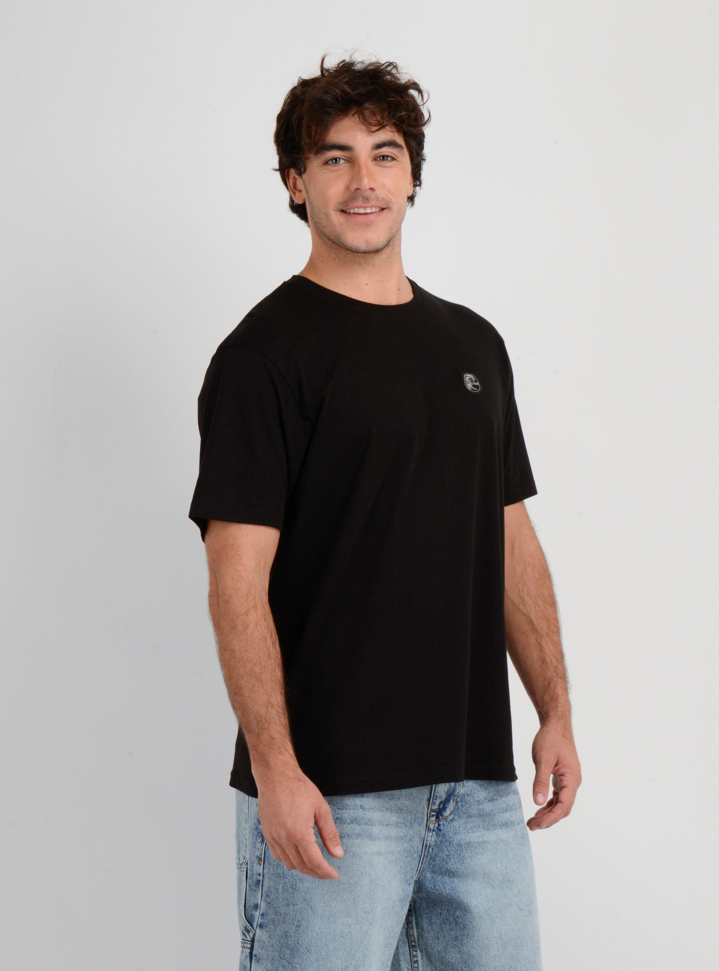 POLERA MANGA CORTA OG BADGE  NEGRO-3