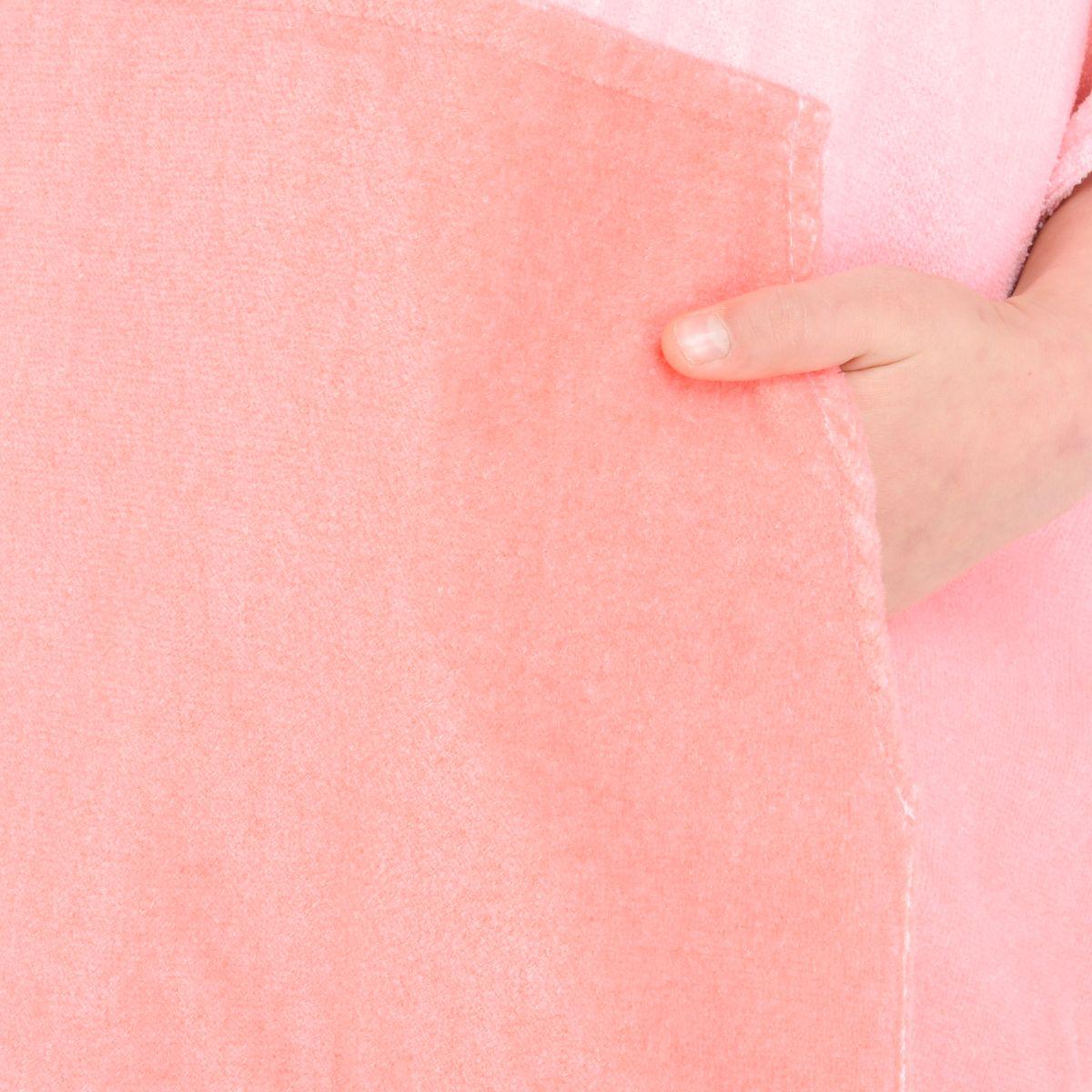 PONCHO TOALLA WOW GIRL  NARANJO-5