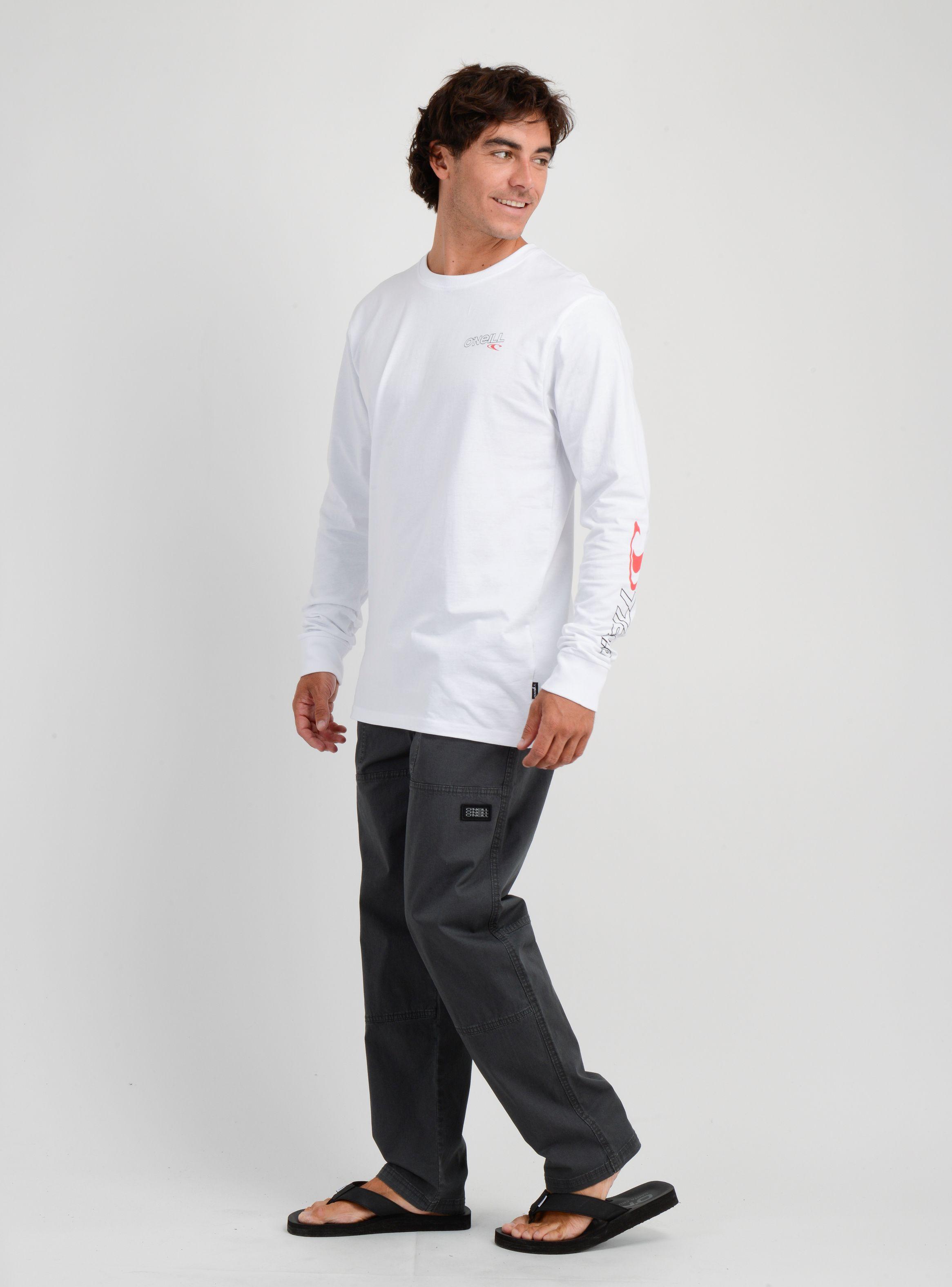 POLERA MANGA LARGA ESSENTIAL 90'S BLANCO-2