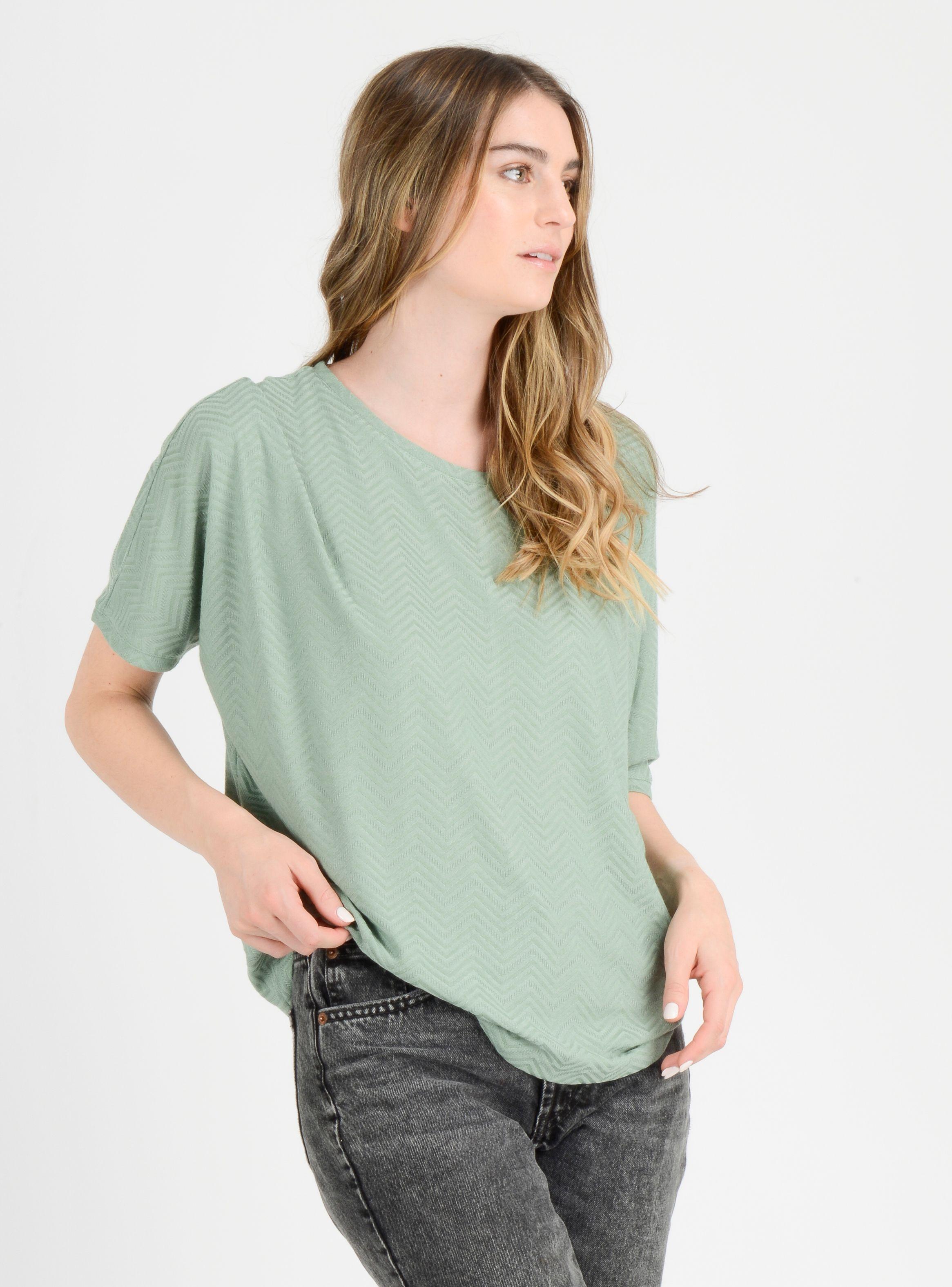 POLERA MANGA CORTA LINDY  VERDE-4