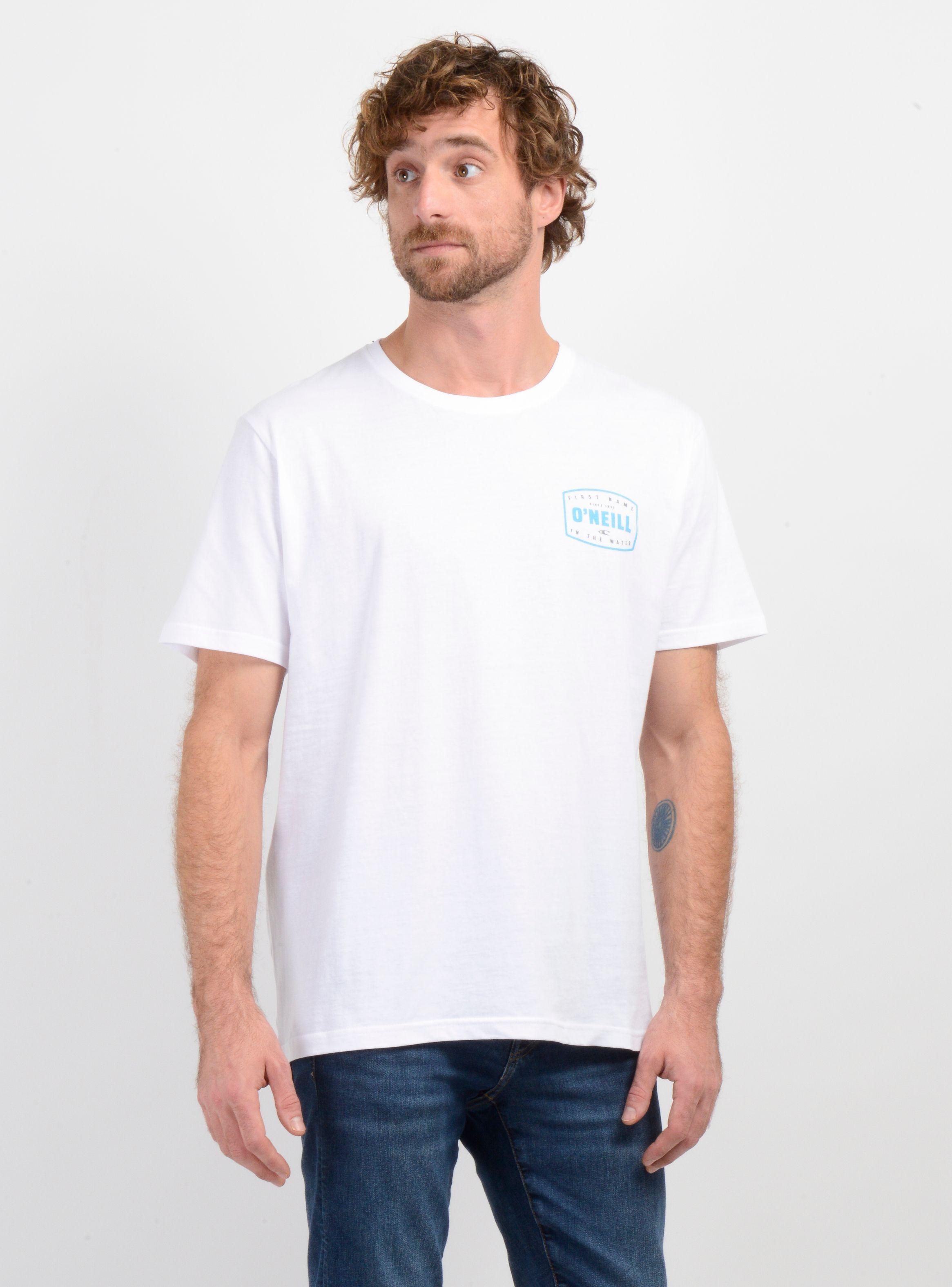 POLERA MANGA CORTA STAMPED BLANCO-3
