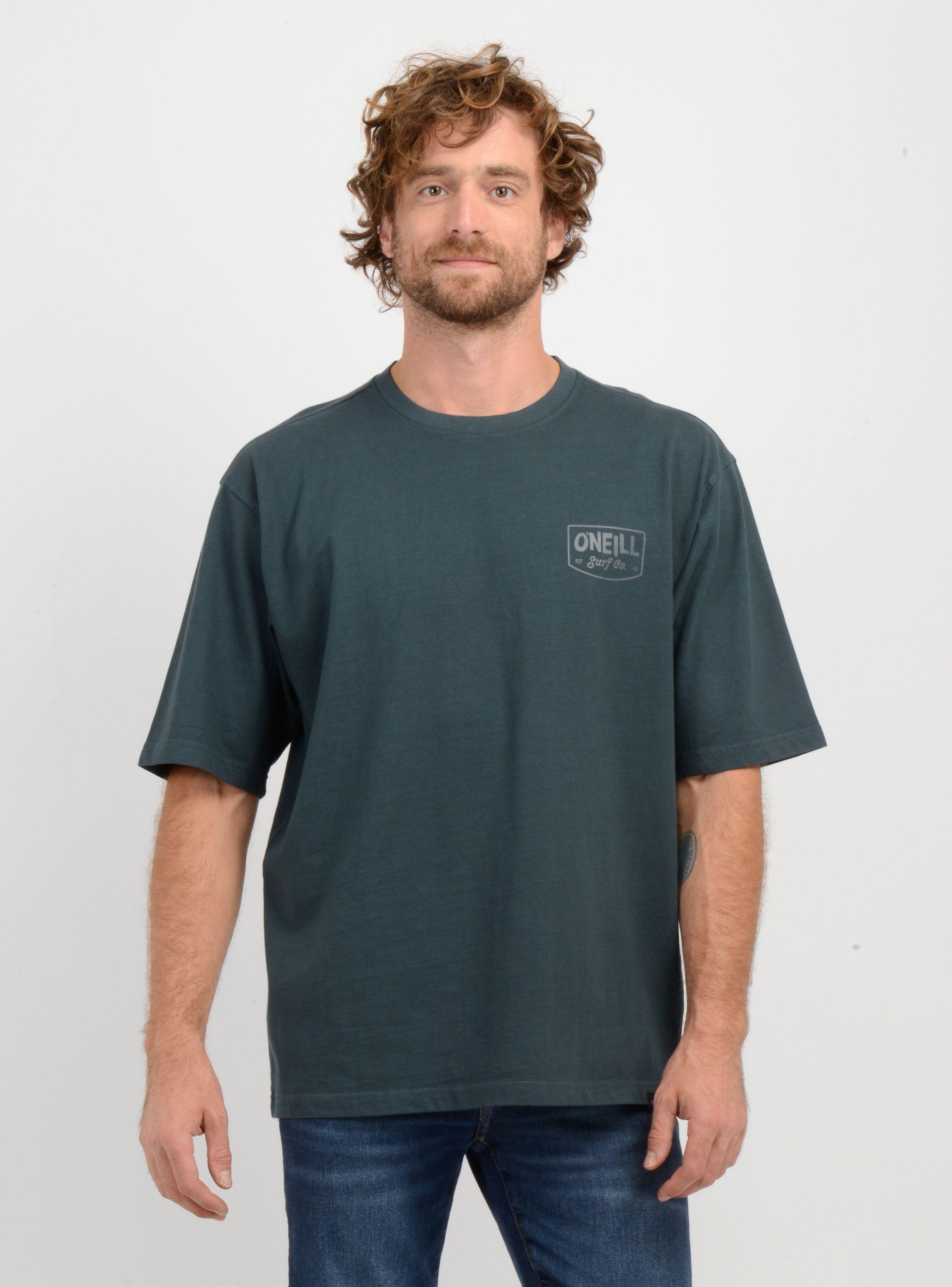POLERA MANGA CORTA BARREL HOUSE  VERDE OSCURO-0
