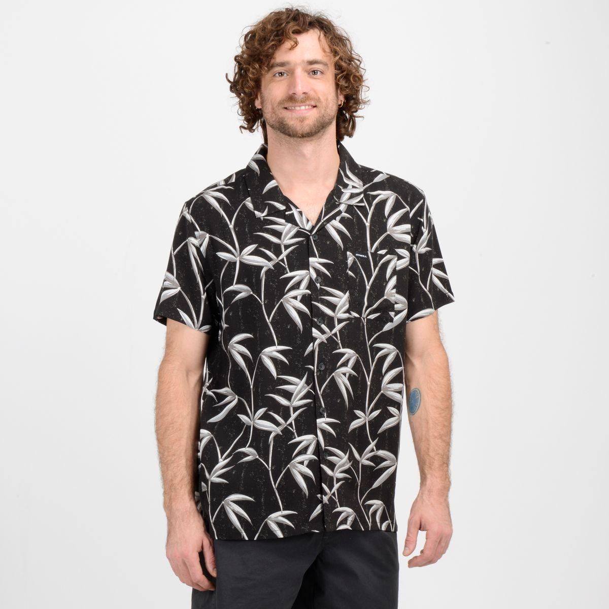 CAMISA MANGA CORTA TONG  NEGRO-2